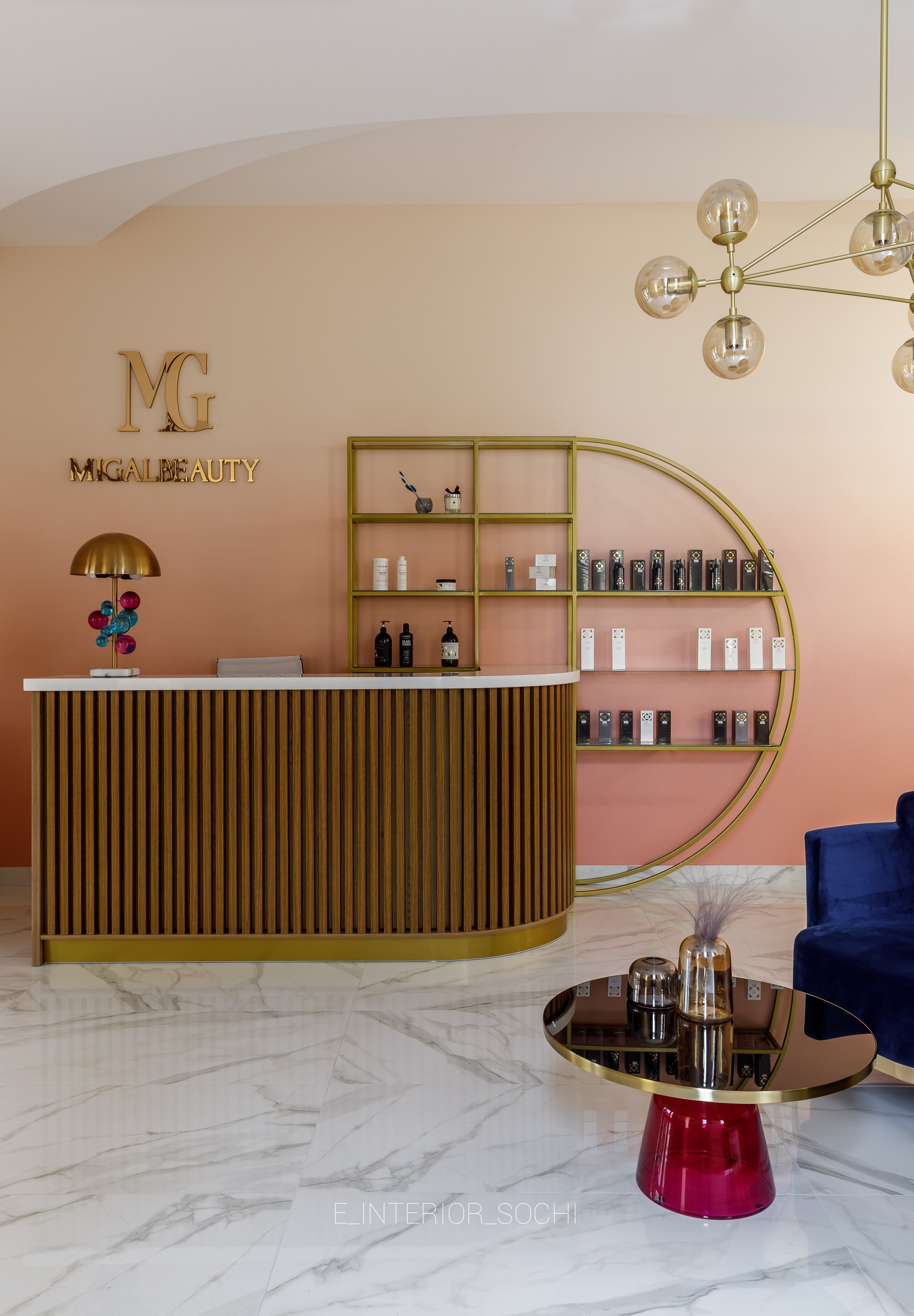 BEAUTY_MIGAL. Дизайн интерьера Евгения Тисленко