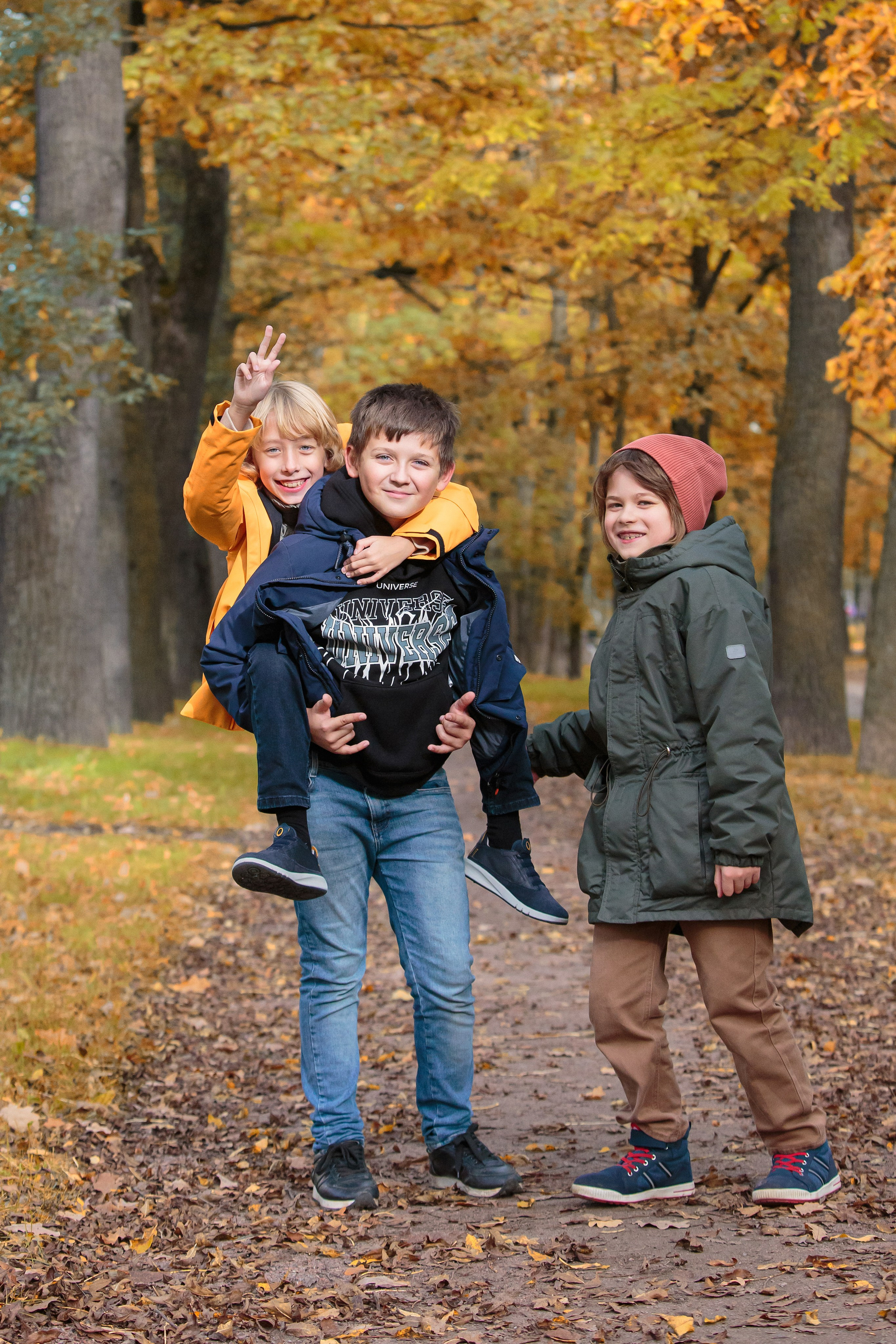 Осень. Начальная школа. Свадебный, семейный, детский фотограф в Санкт-Петербурге