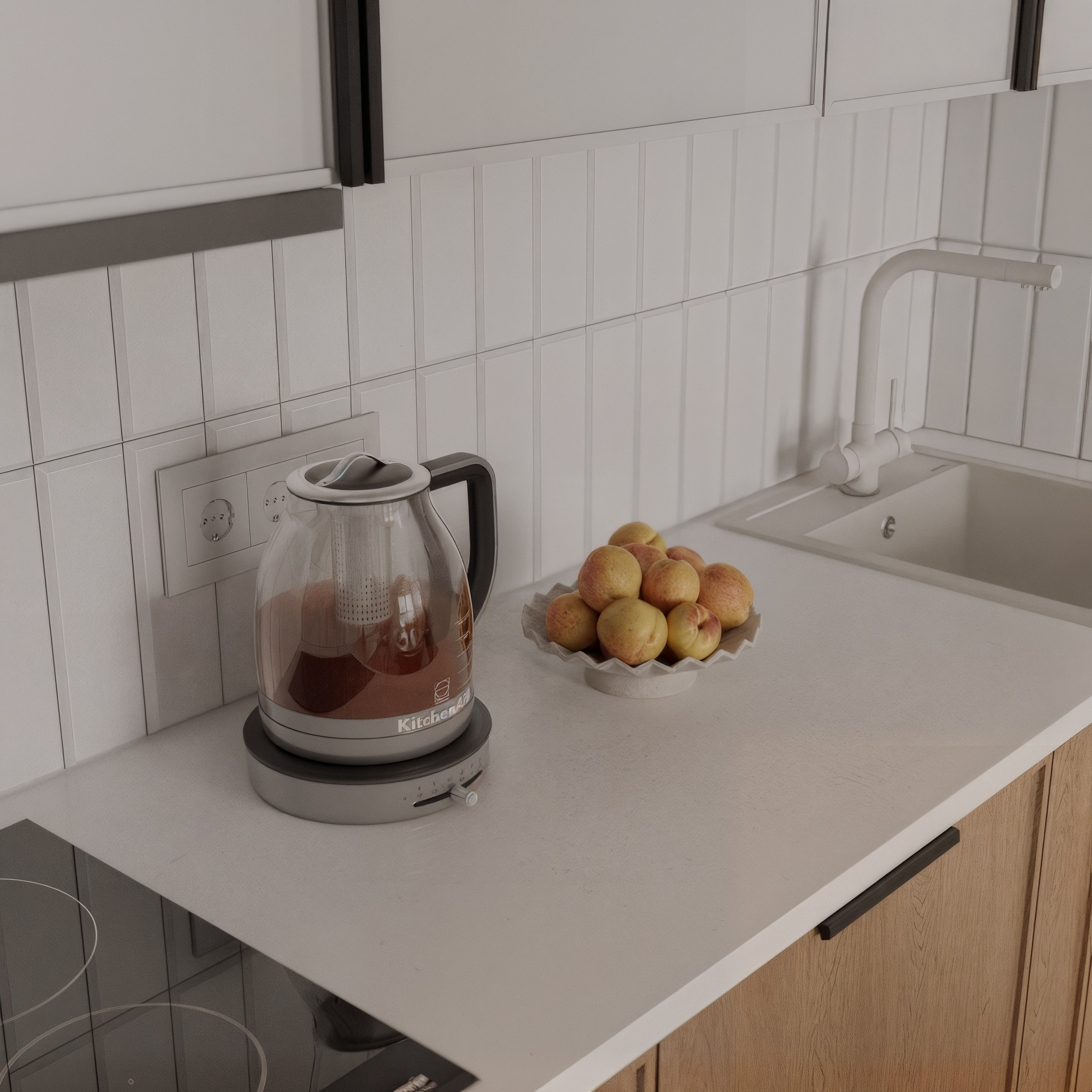 Апартаменты в Нижнем Новгороде, 2024. 3D визуализация интерьера и архитектурной среды