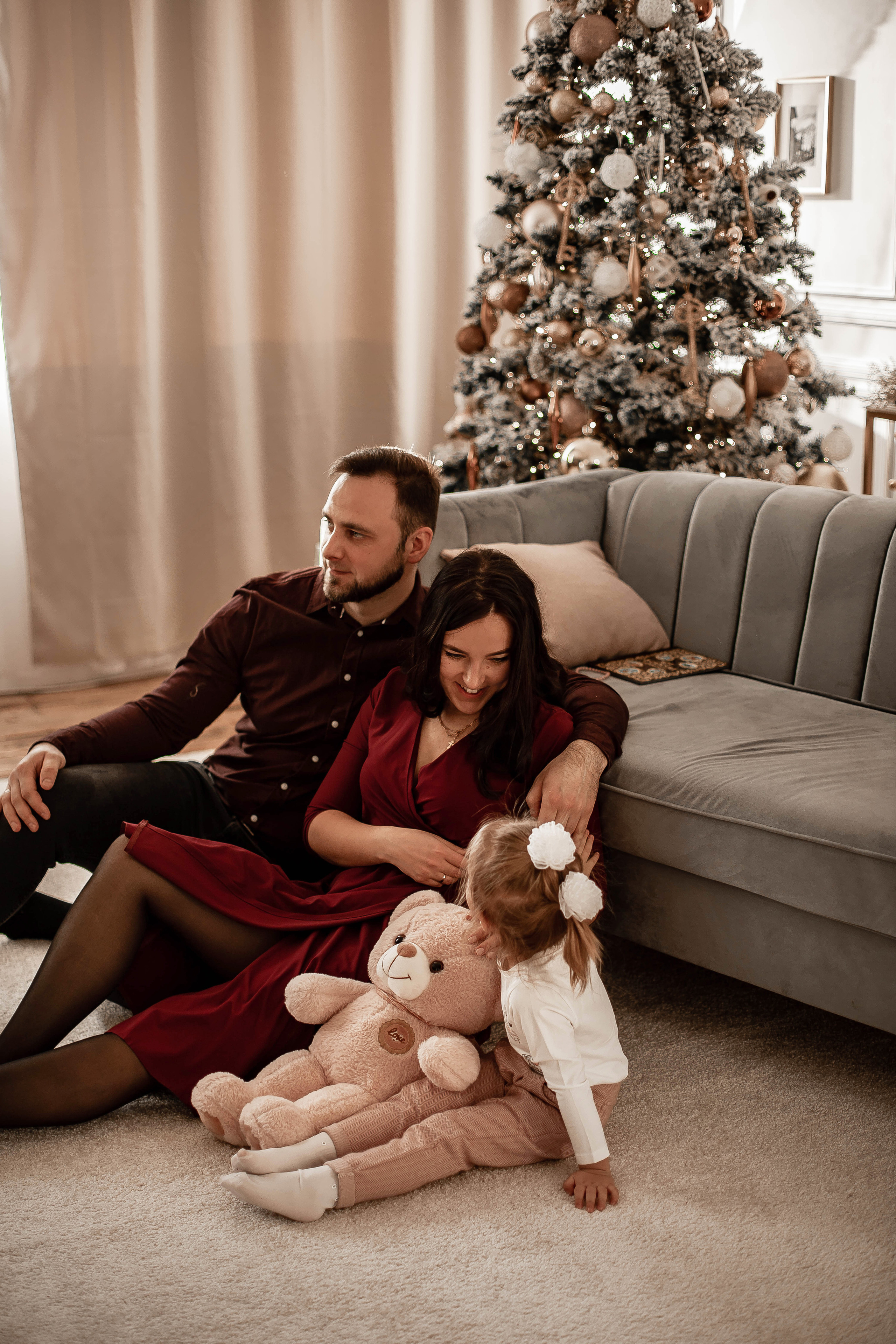 Новогодняя фотосессия для Вани, Кристины и Вари. Фотограф