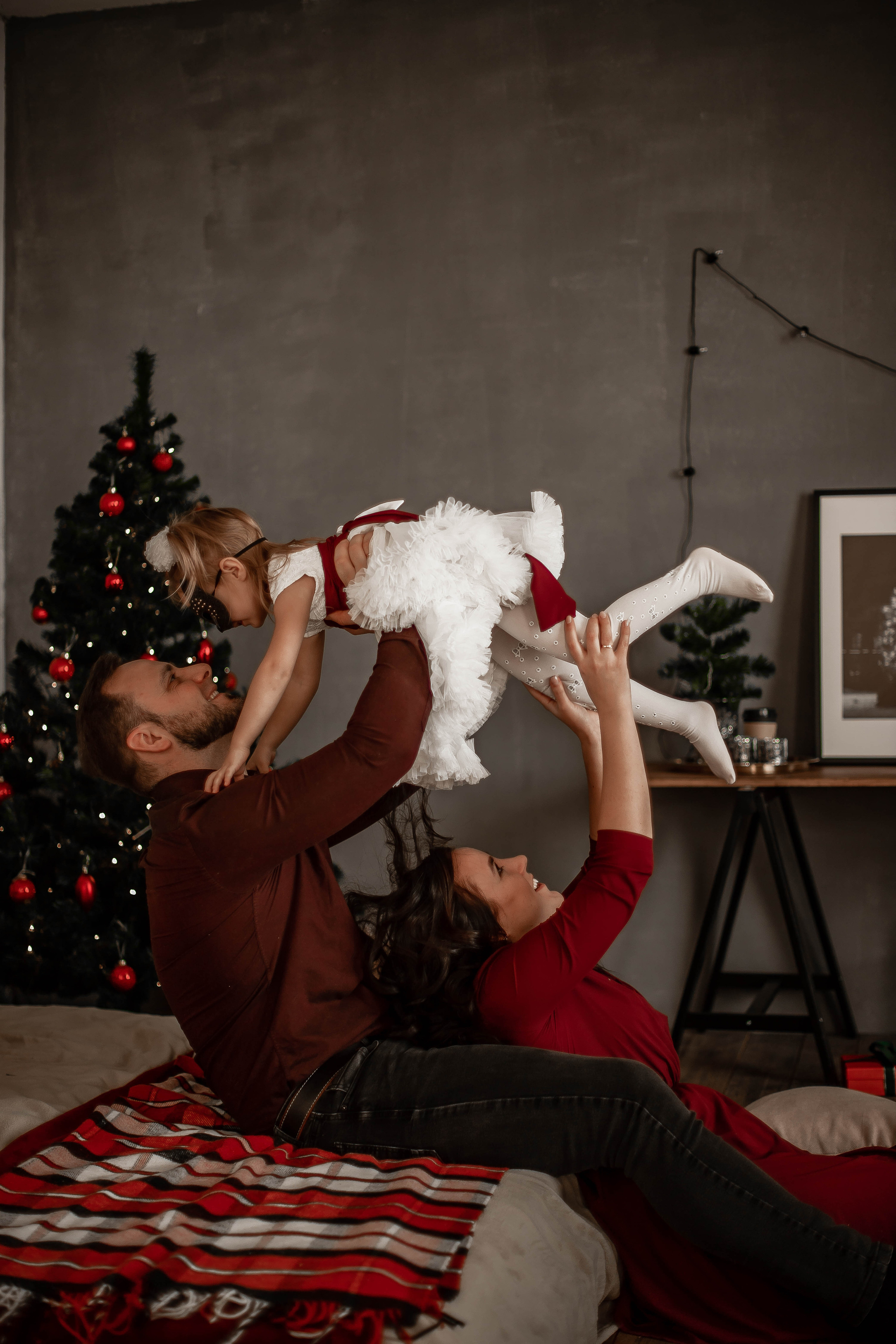 Новогодняя фотосессия для Вани, Кристины и Вари. Фотограф
