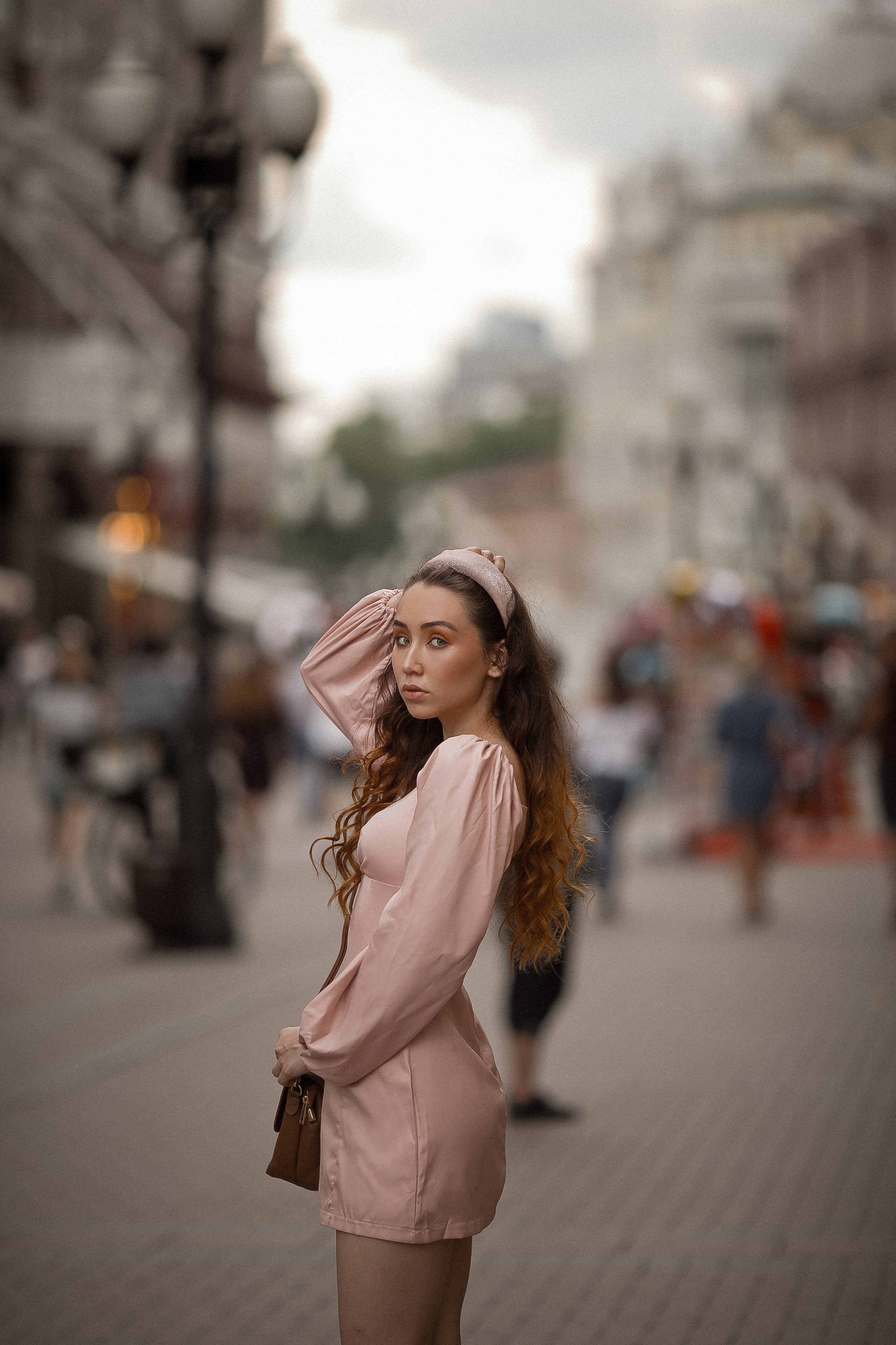 Виктория. Прогулка на Арбате. Фотограф