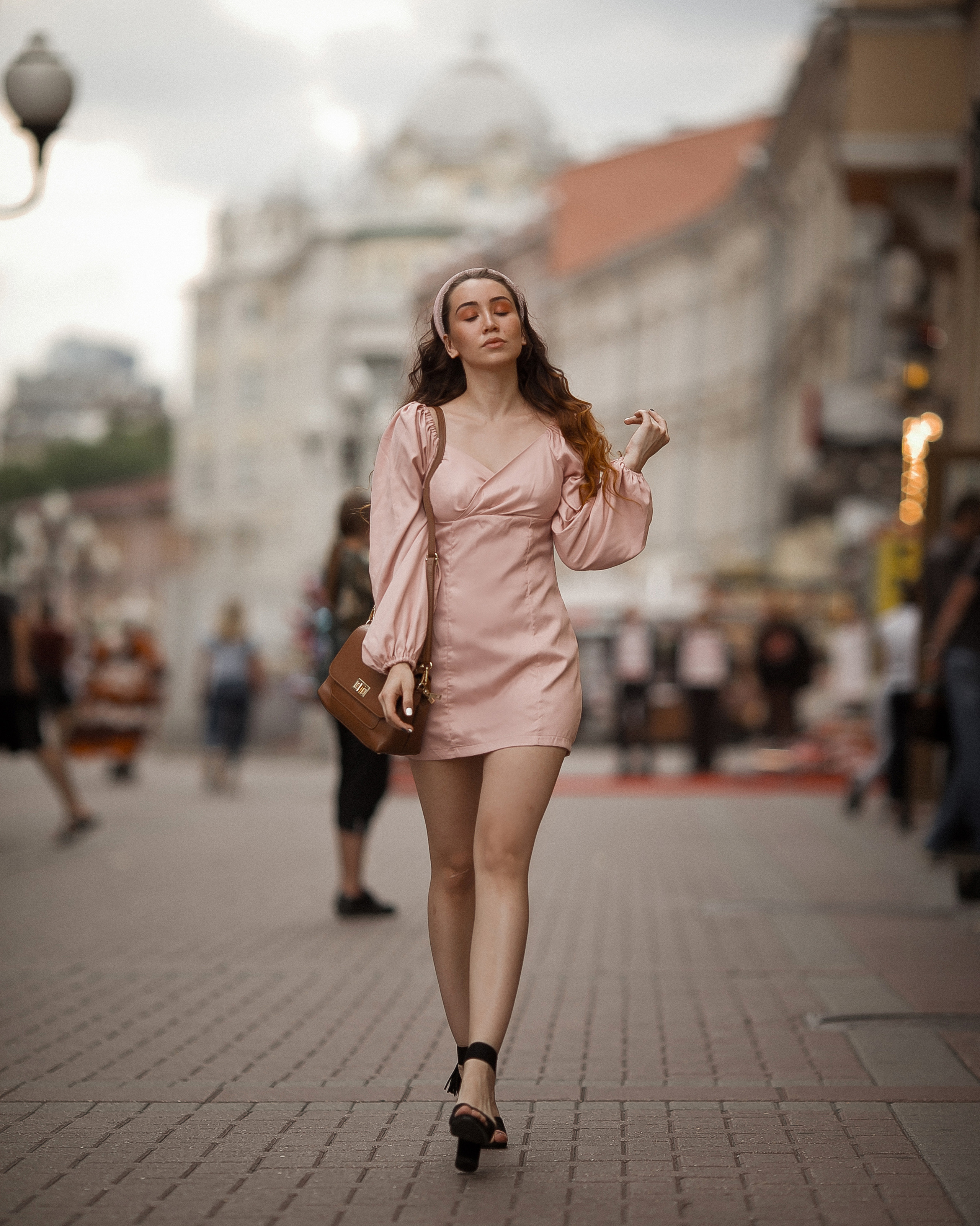 Виктория. Прогулка на Арбате. Фотограф