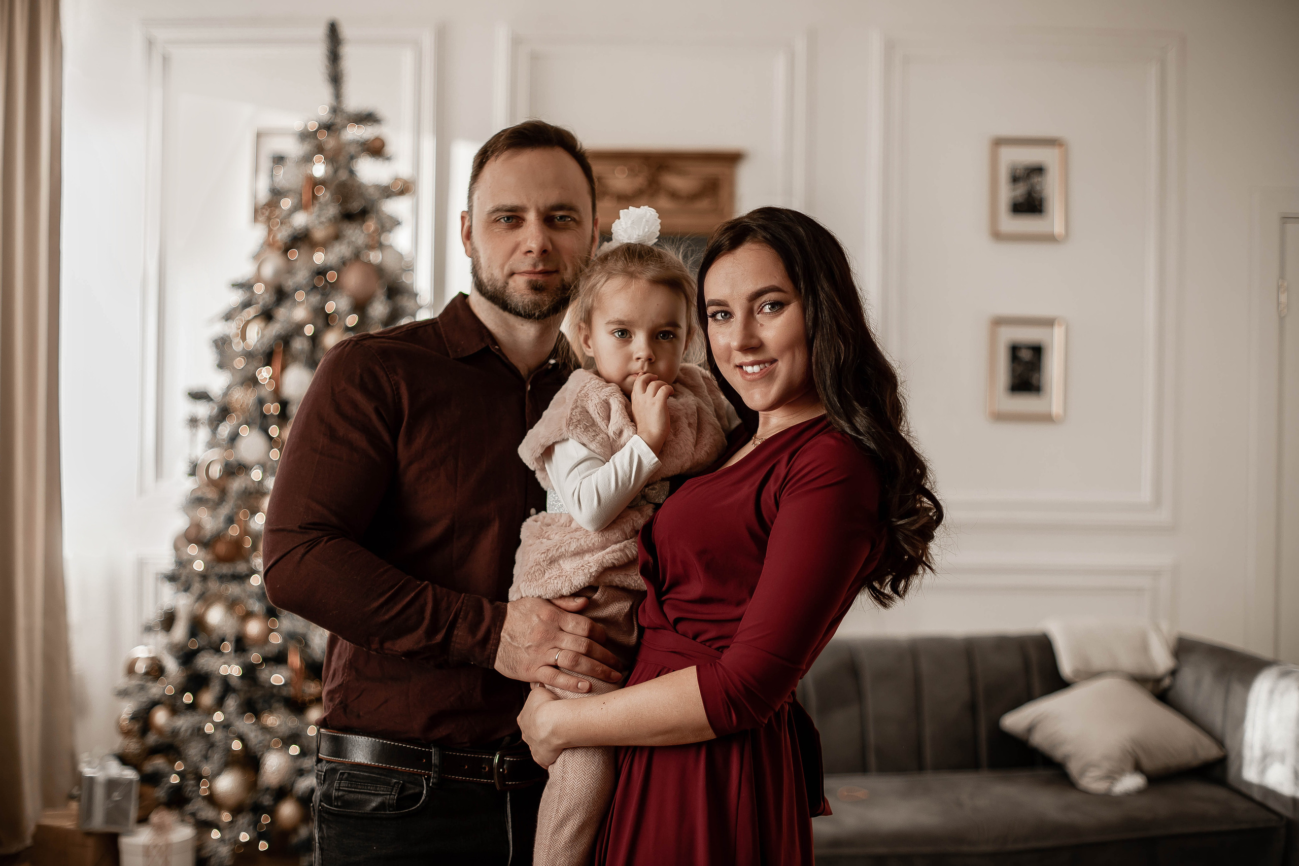 Новогодняя фотосессия для Вани, Кристины и Вари. Фотограф