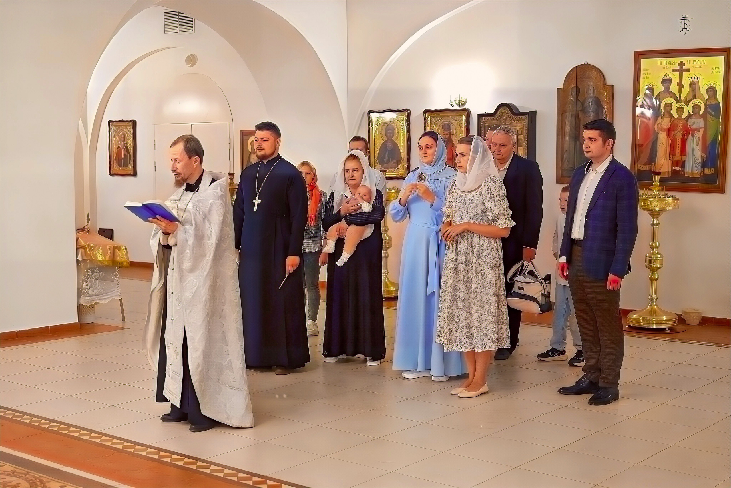 Крещение Бутово отец Андрей. Семейный и детский фотограф Москва