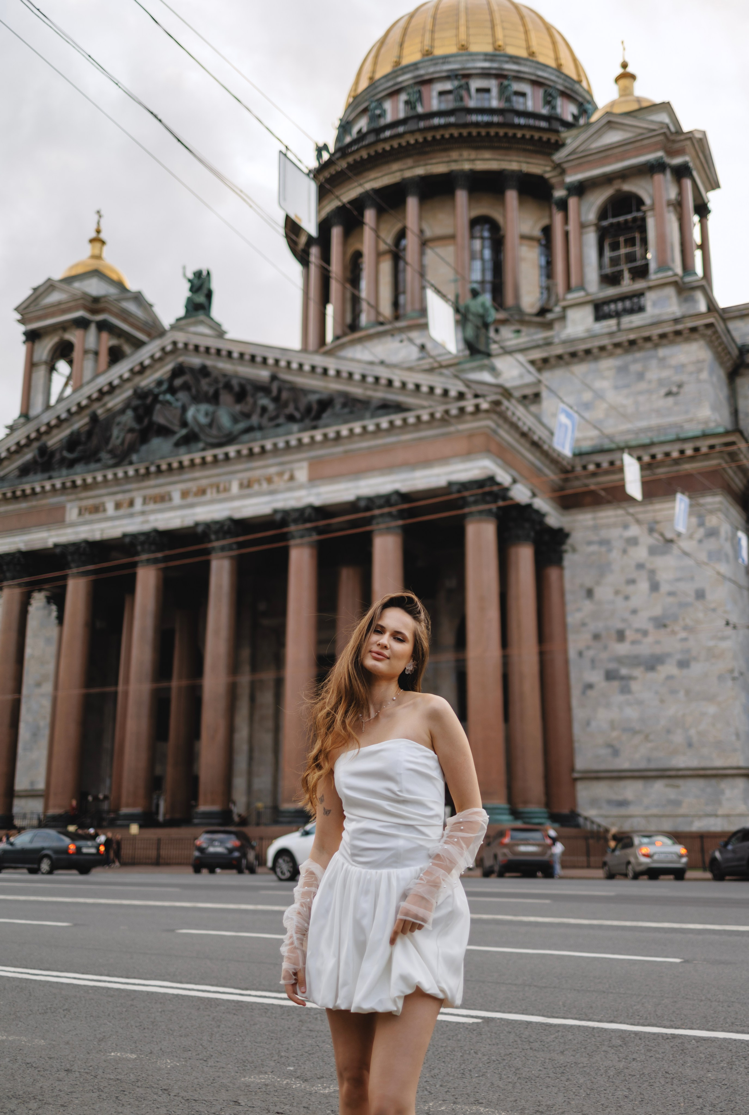 Руслан и Виолетта — Исаакий, Зимняя канавка. Боженова Елена фотограф Санкт-Петербург