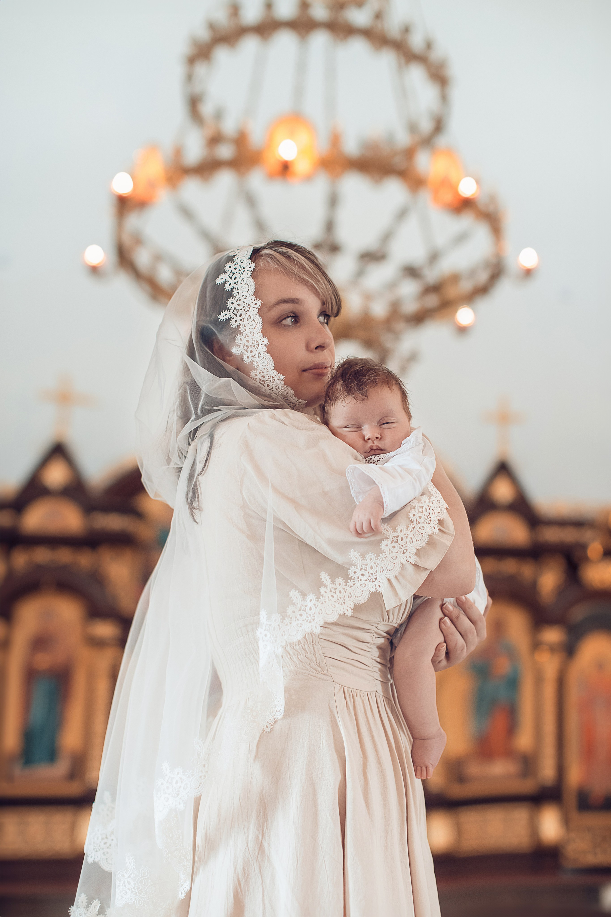 Крещение Устинии. Храм Преподобного Сергия Радонежского. Главная