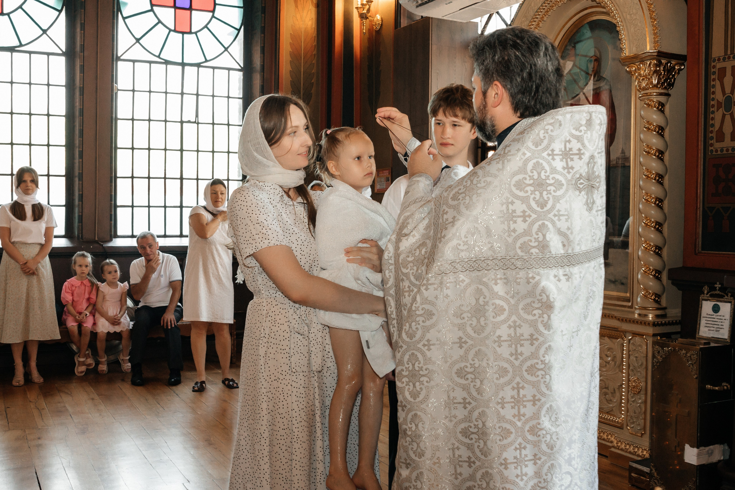 Крещение София и Сережа. Фотограф Краснодар