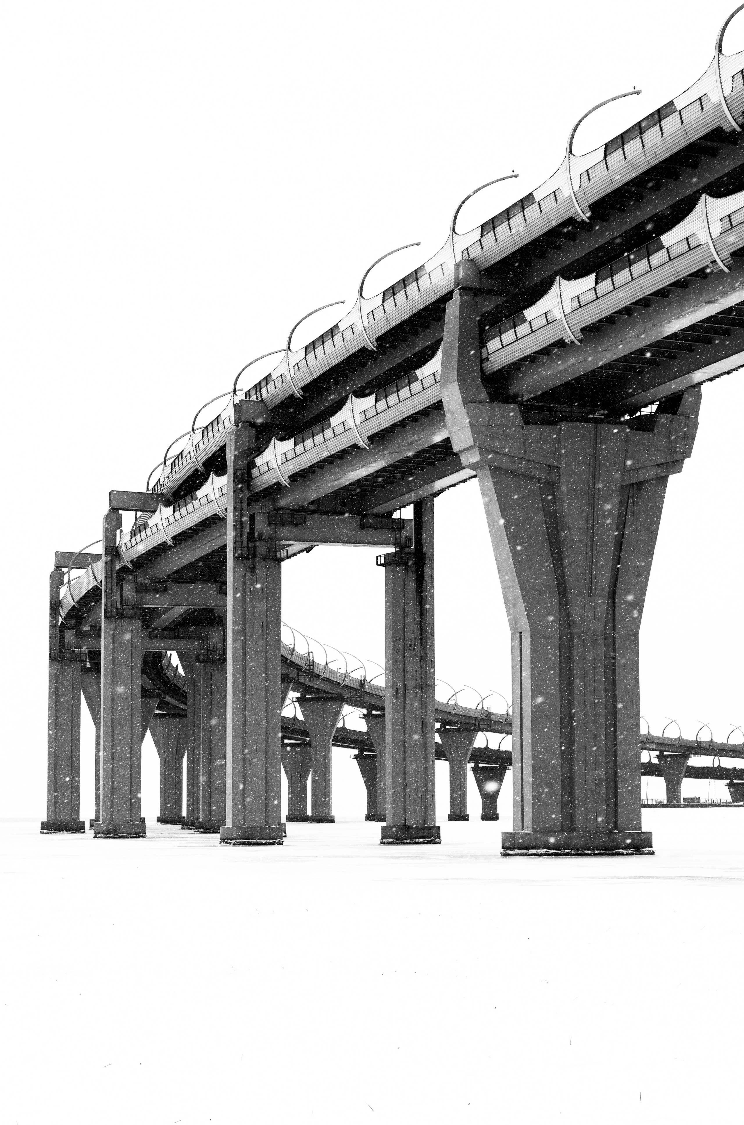 Зимний пейзаж, зимний минимализм в Санкт-Петербурге, Канонерский остров, Канонерский остров зимой, Канонерский мост Санкт-Петербург, минимализм, ЗСД 