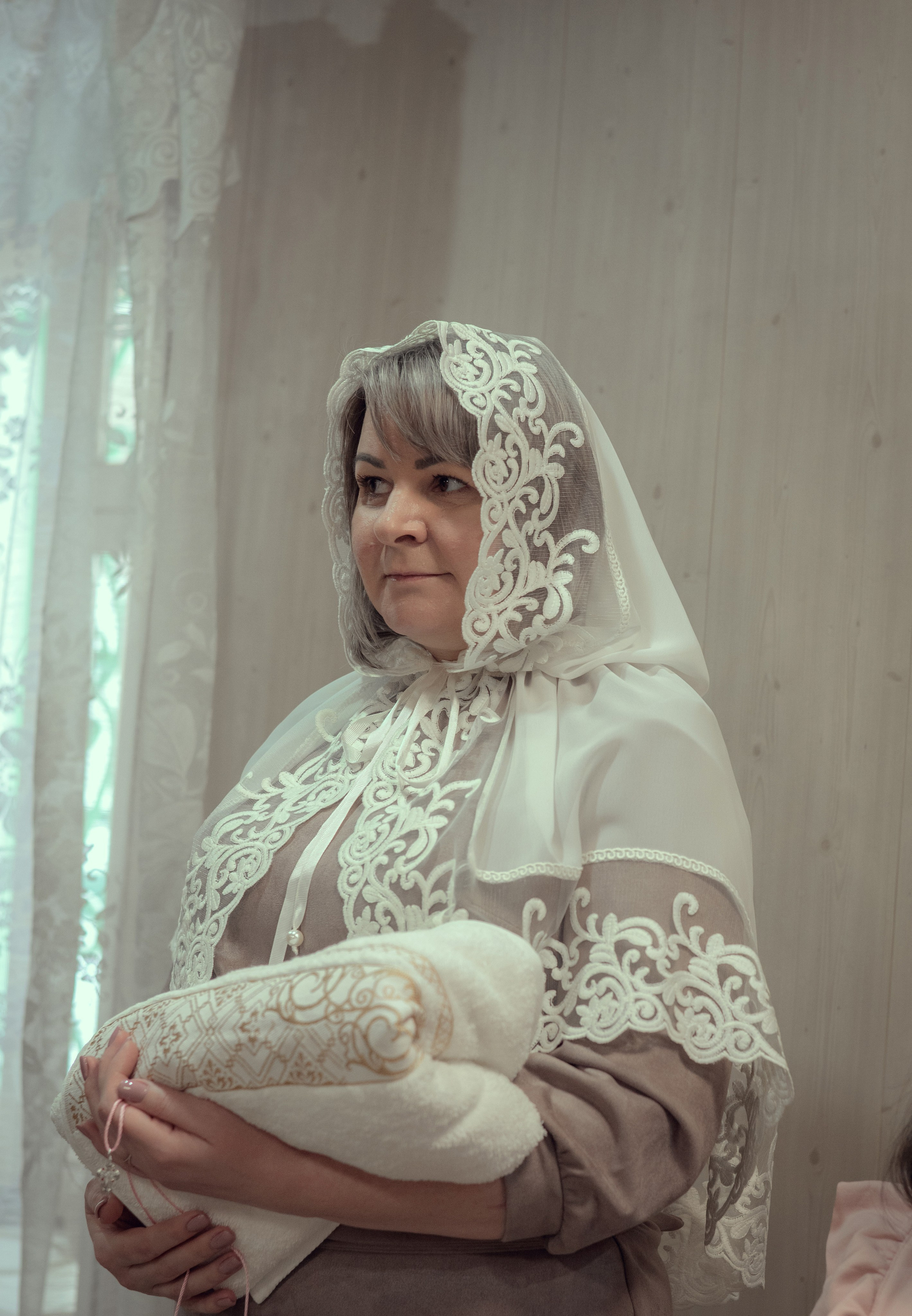 Крещение Розы в Покровском кафедральном соборе. Фотографы крещения/венчания  Красноярск Татьяна и Вячеслав Переваловы