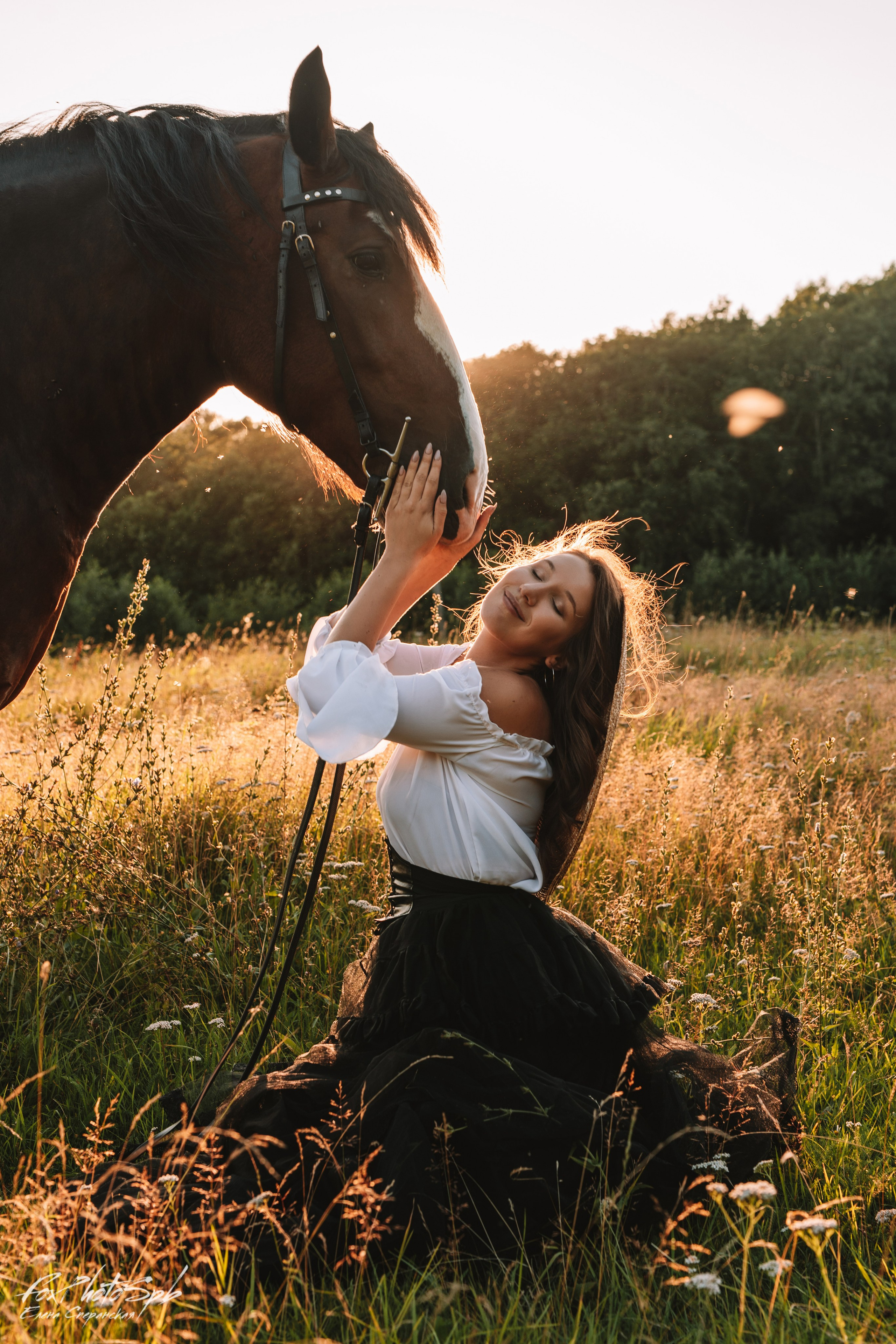 С лошадками. Фотограф в Санкт-Петербурге и Ленинградской области