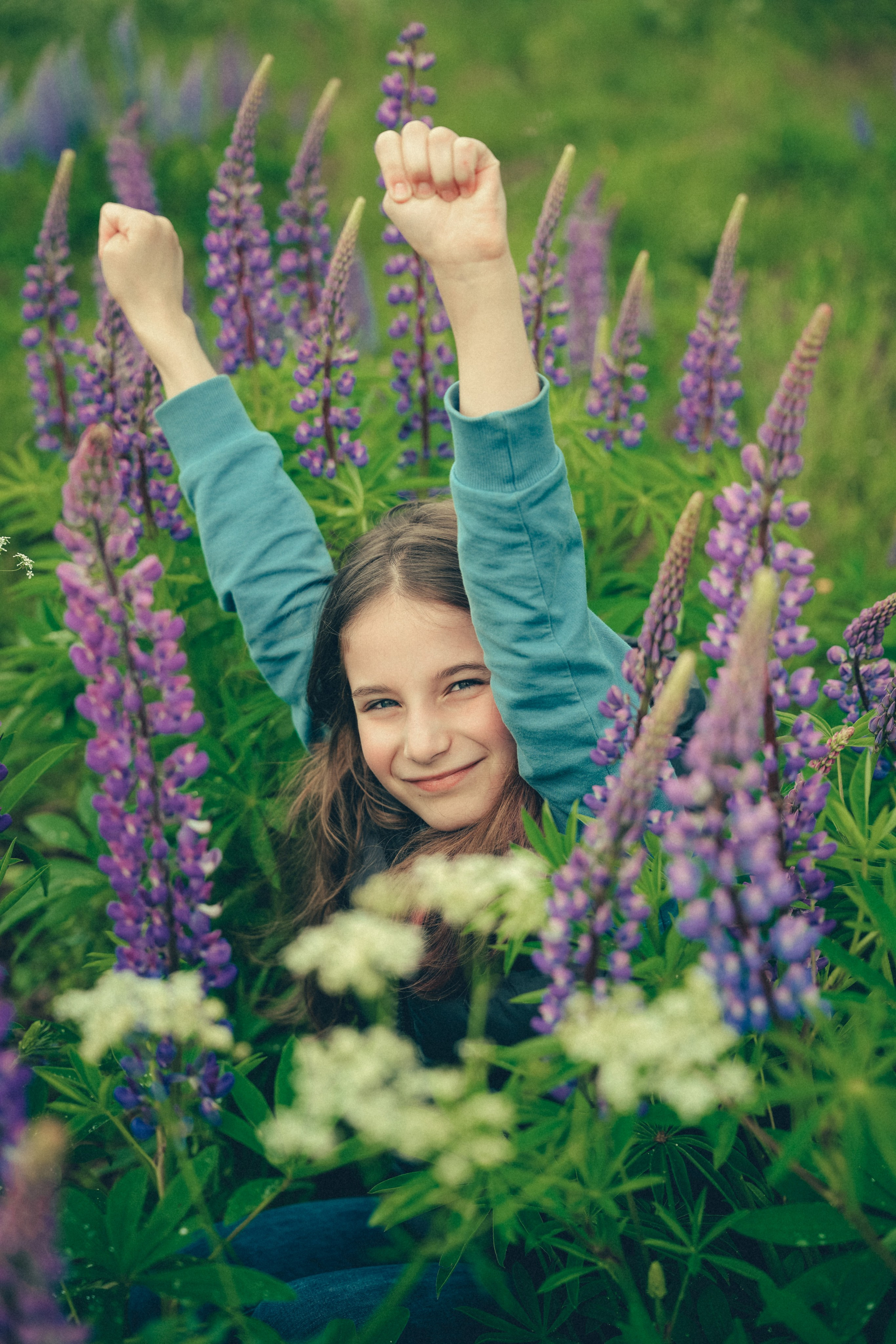 Люпиновое поле. Портретный фотограф в Санкт-Петербурге Дария Сыч