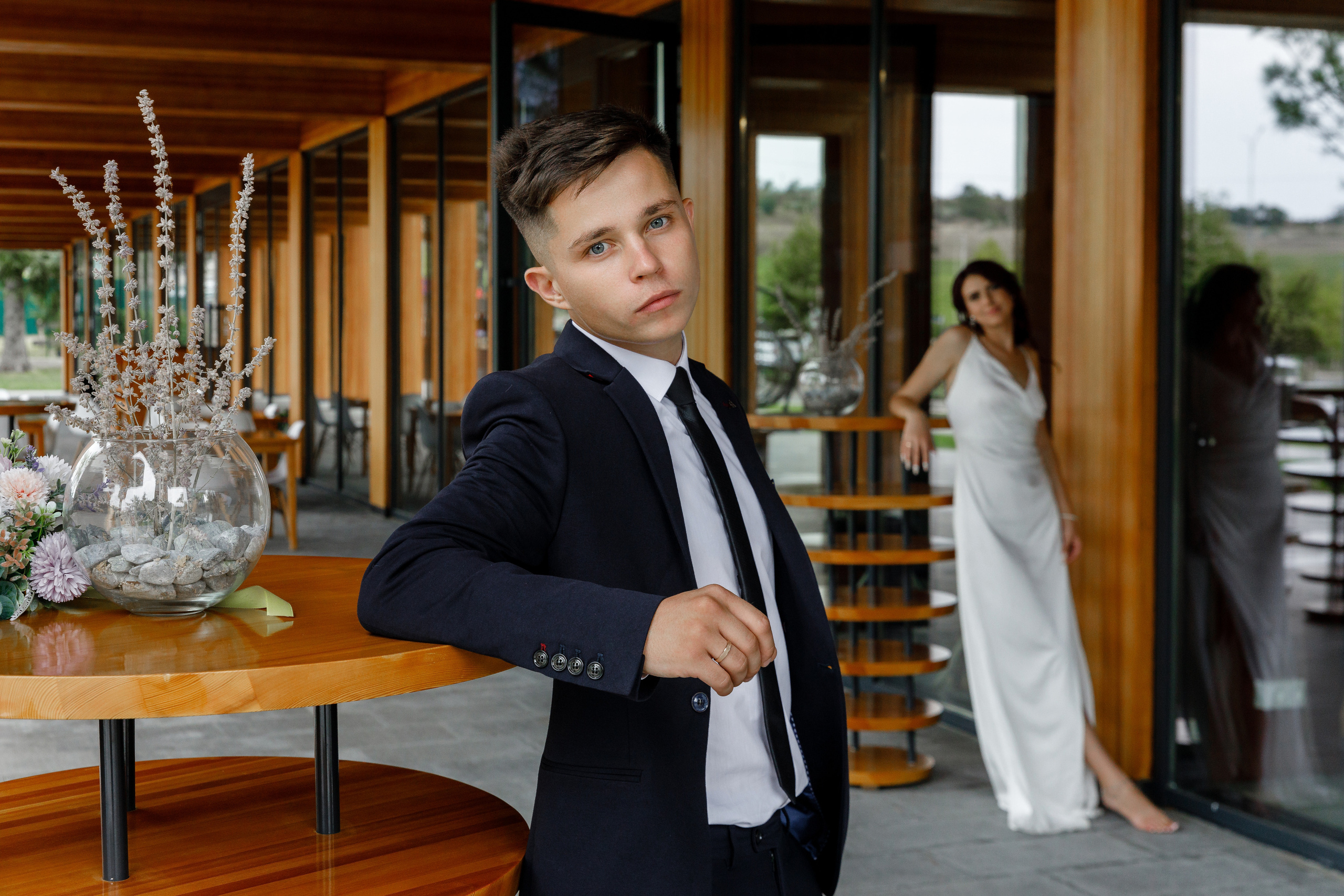 Прогулка под дождем. Анонс свадьбы Русланы и Евгения. Свадебный фотограф в Крыму и Севастополе Ольга Баскакова