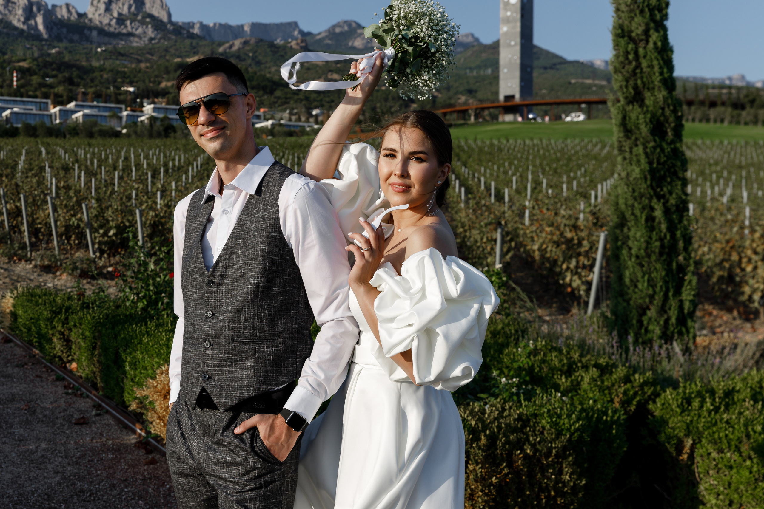 Винный парк, отель Мрия. Анонс свадьбы Юлии и Евгения. Свадебный фотограф в Крыму и Севастополе Ольга Баскакова