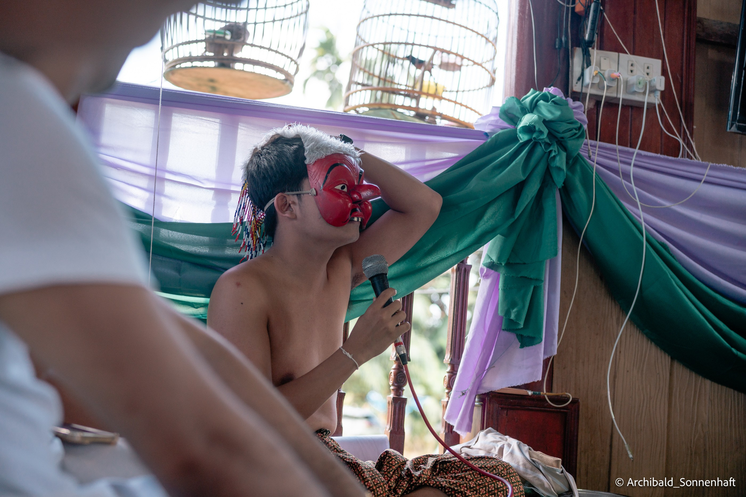 Thai monk. Photographer in Guangzhou, China. Archibald Sonnenhaft