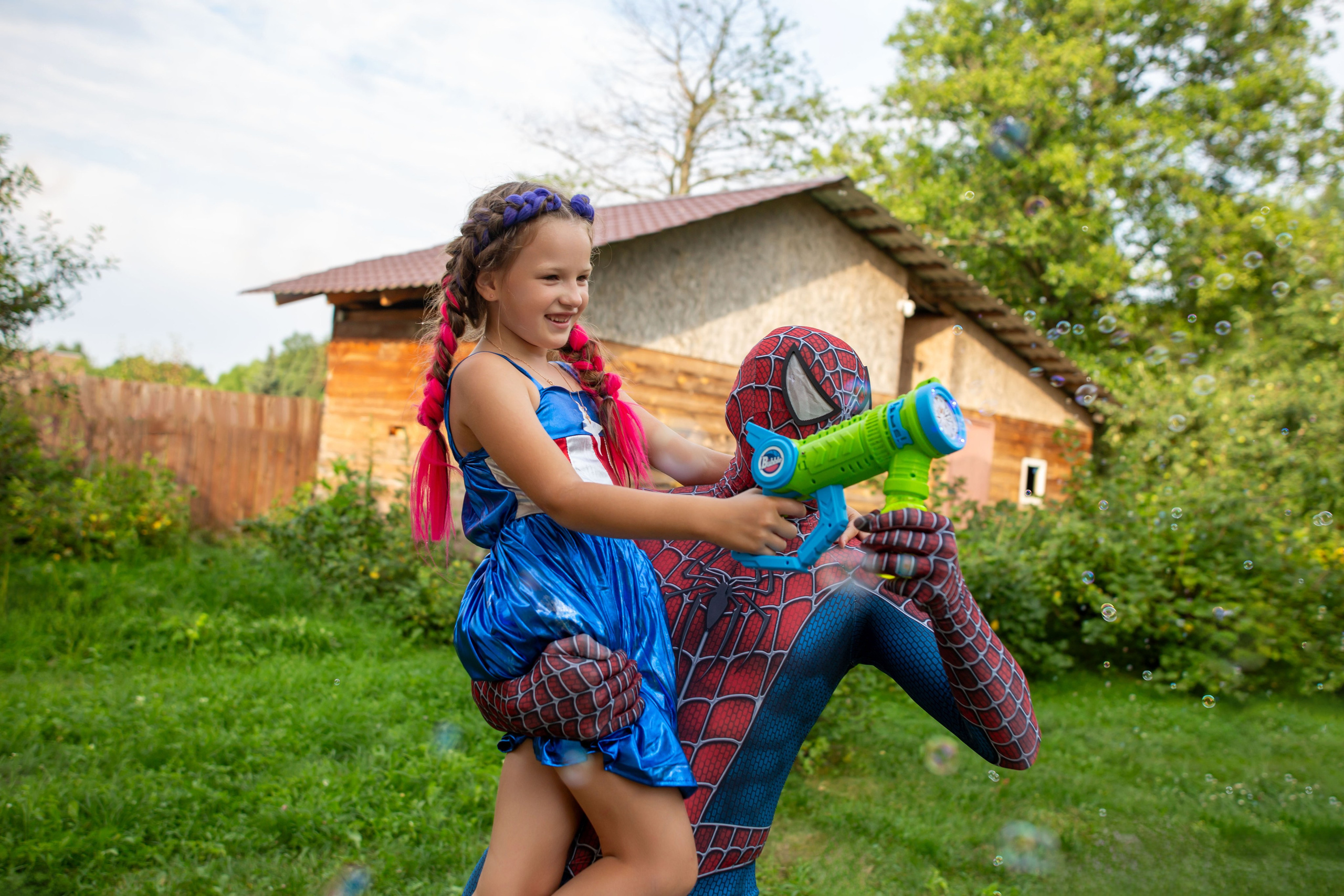 День рождения Насти. Пенная вечеринка. Семейный и детский фотограф Анна Петракова
