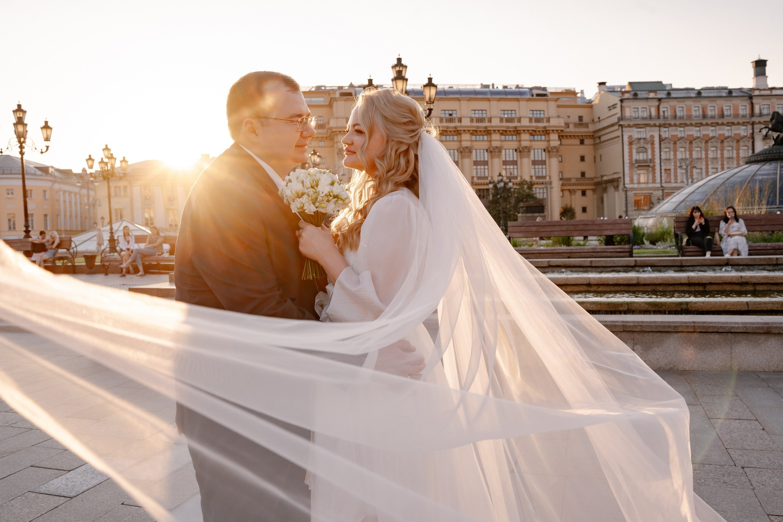 Свадебная фотосъемка в гостинице Националь в самом сердце столицы (часть 2)