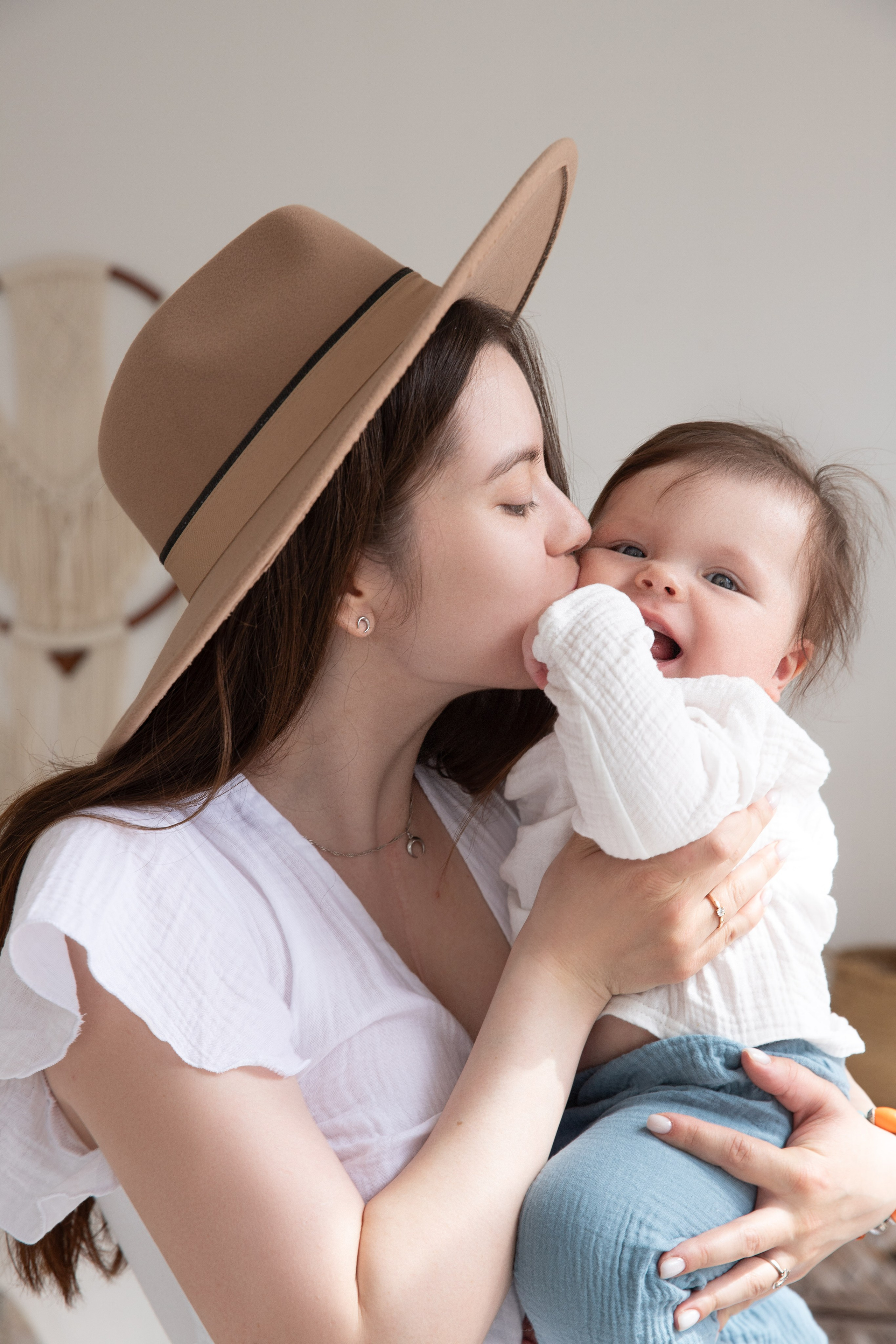 Лана с малышом. Свадебный и портретный фотограф в Москве Мария Кравченко