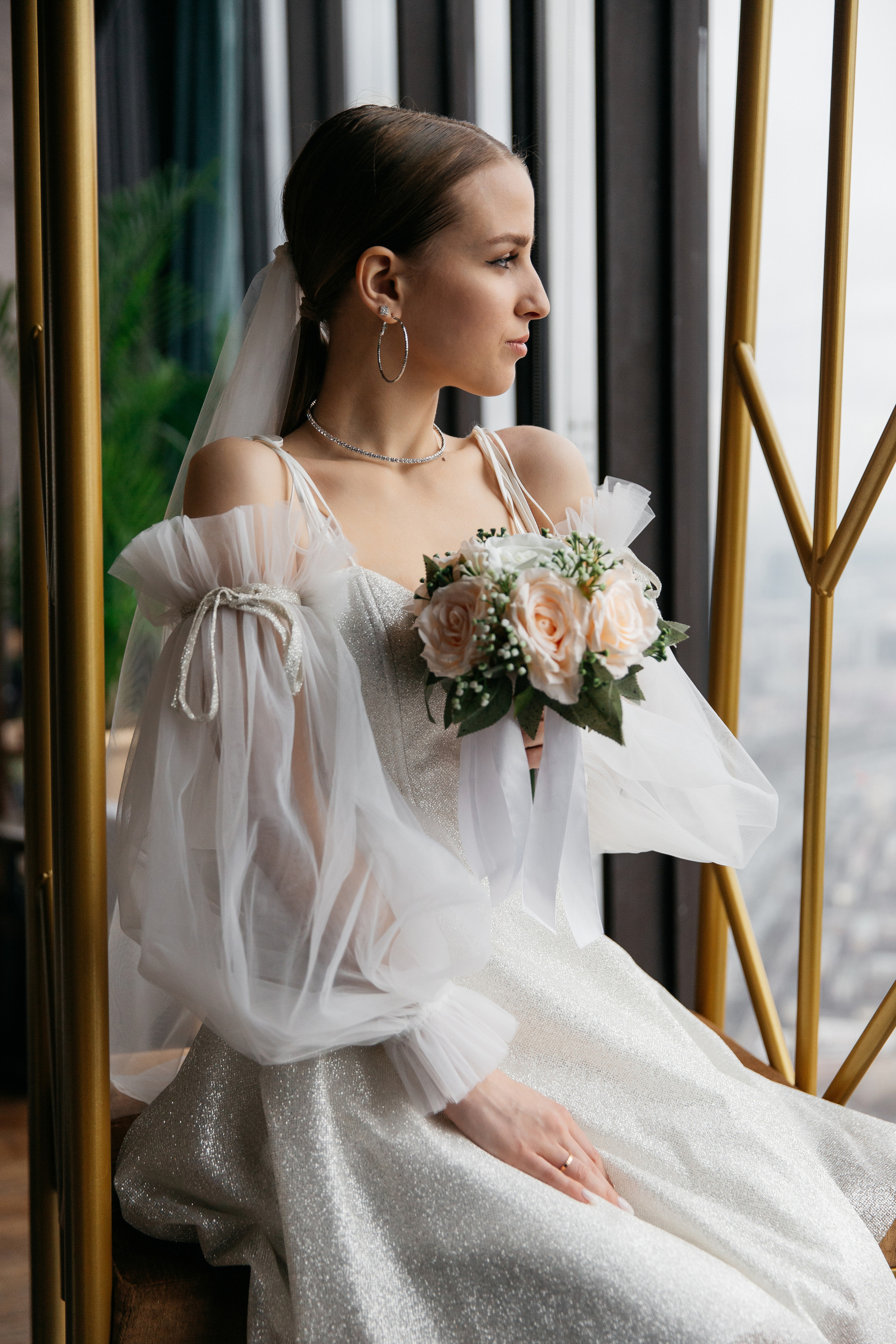 Свадебная фотосессия Романа и Елизаветы Ресторан Birds. Свадебный фотограф Домодедово Москва Катерина Алехина