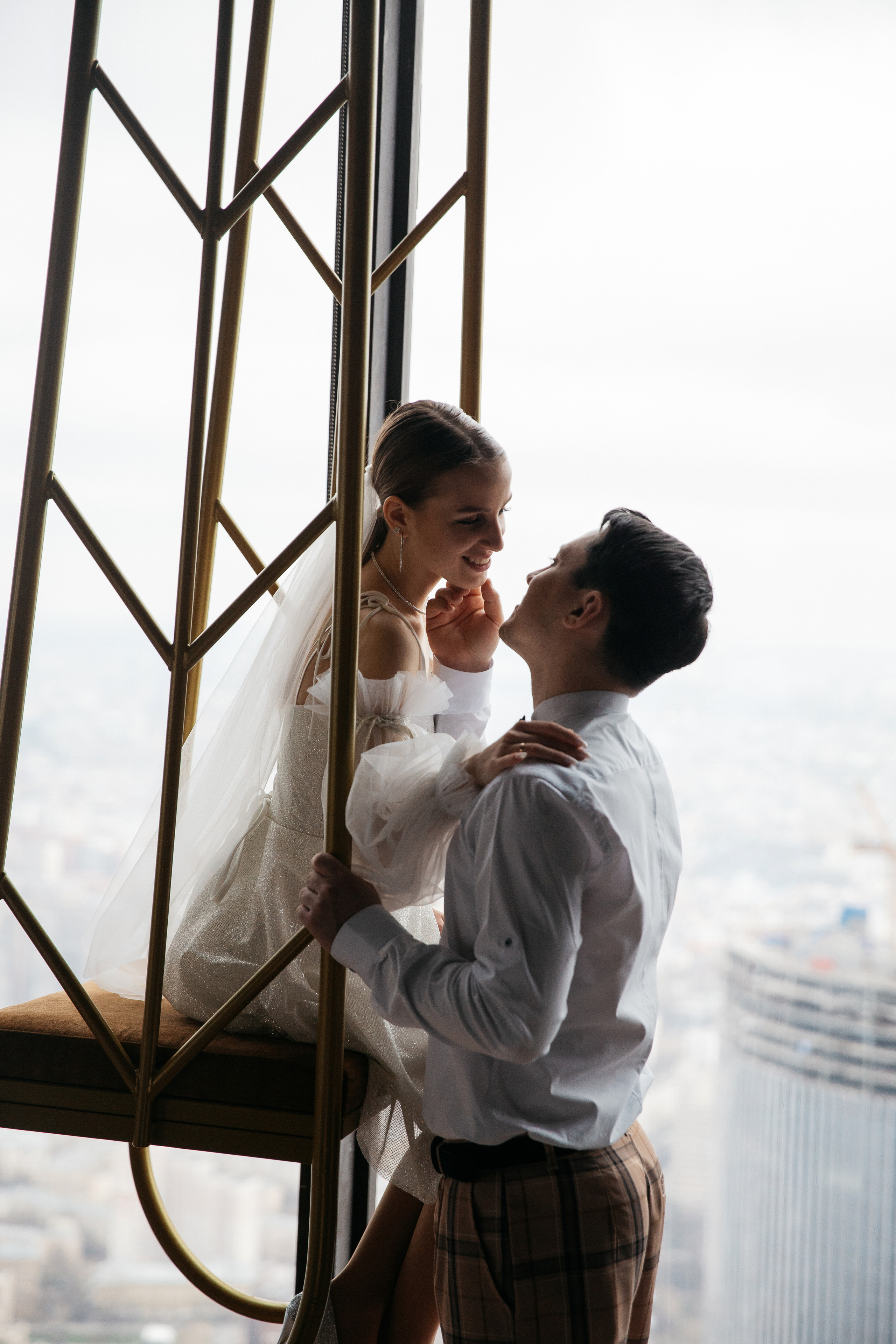 Свадебная фотосессия Романа и Елизаветы Ресторан Birds. Свадебный фотограф Домодедово Москва Катерина Алехина