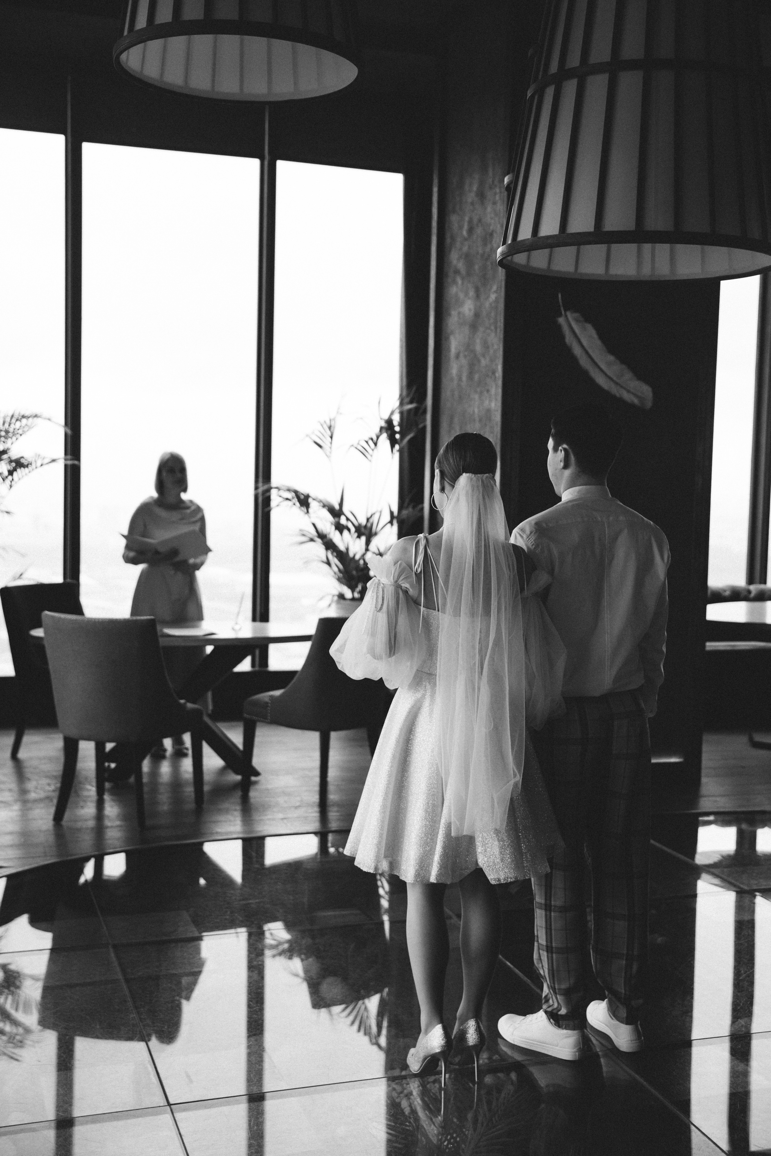 Свадебная фотосессия Романа и Елизаветы Ресторан Birds. Свадебный фотограф Домодедово Москва Катерина Алехина