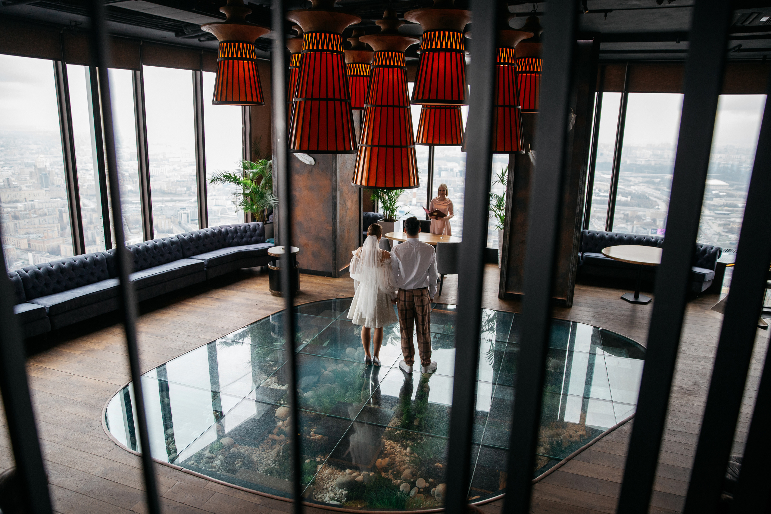 Свадебная фотосессия Романа и Елизаветы Ресторан Birds. Свадебный фотограф Домодедово Москва Катерина Алехина