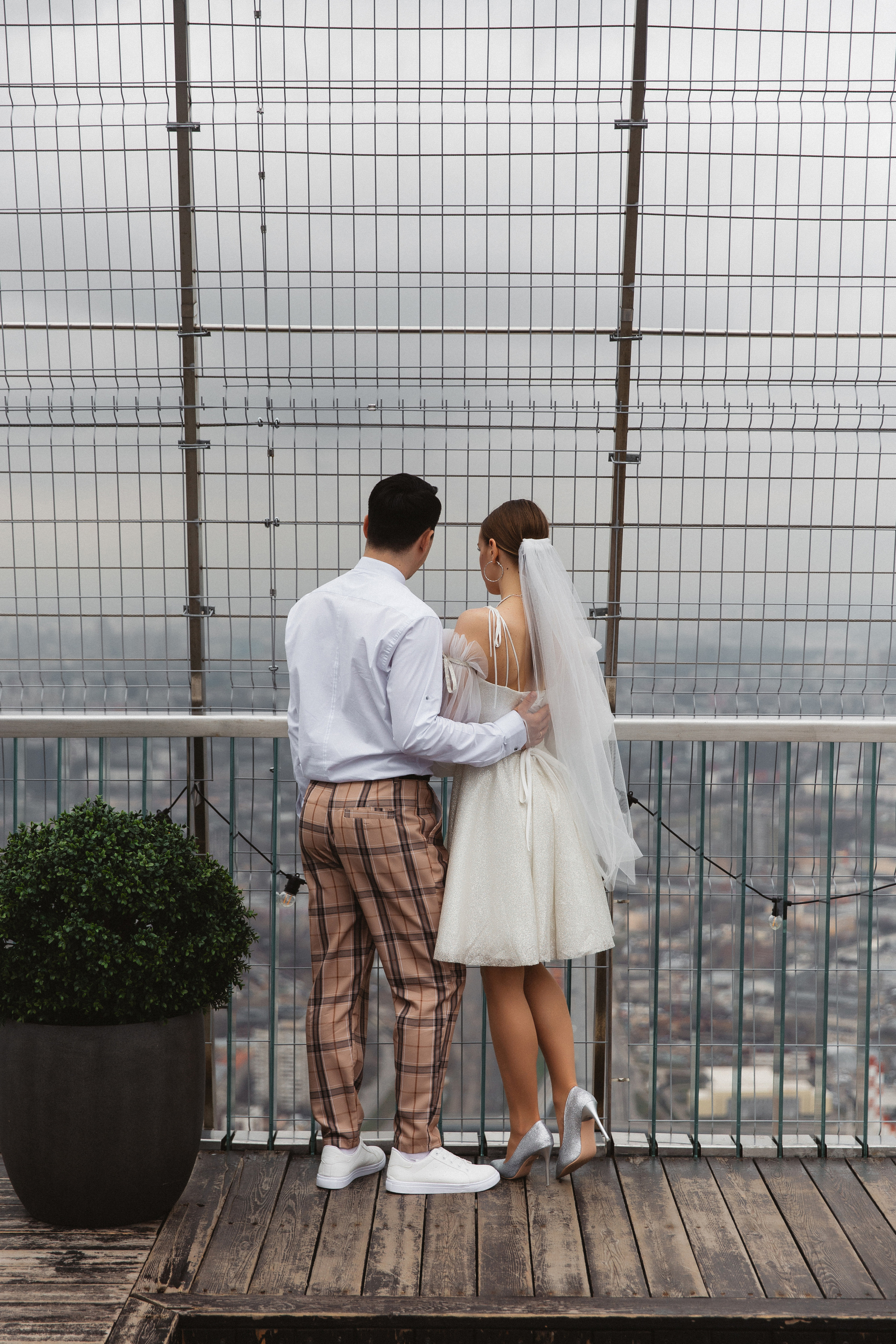 Свадебная фотосессия Романа и Елизаветы Ресторан Birds. Свадебный фотограф Домодедово Москва Катерина Алехина