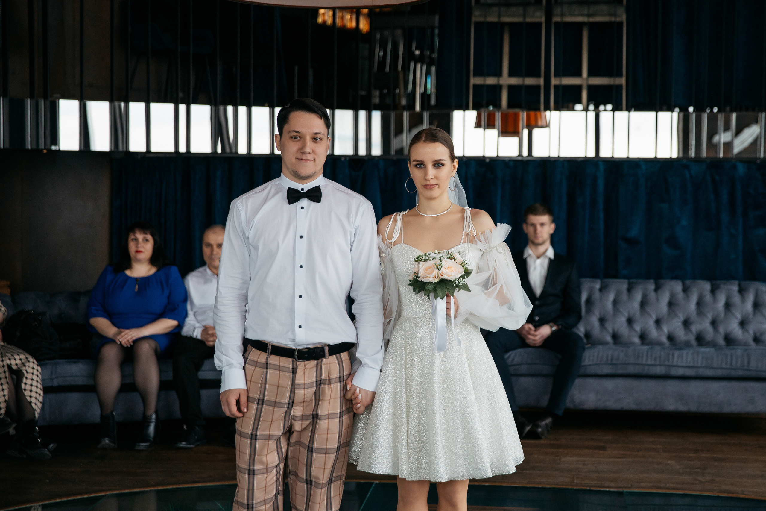 Свадебная фотосессия Романа и Елизаветы Ресторан Birds. Свадебный фотограф Домодедово Москва Катерина Алехина