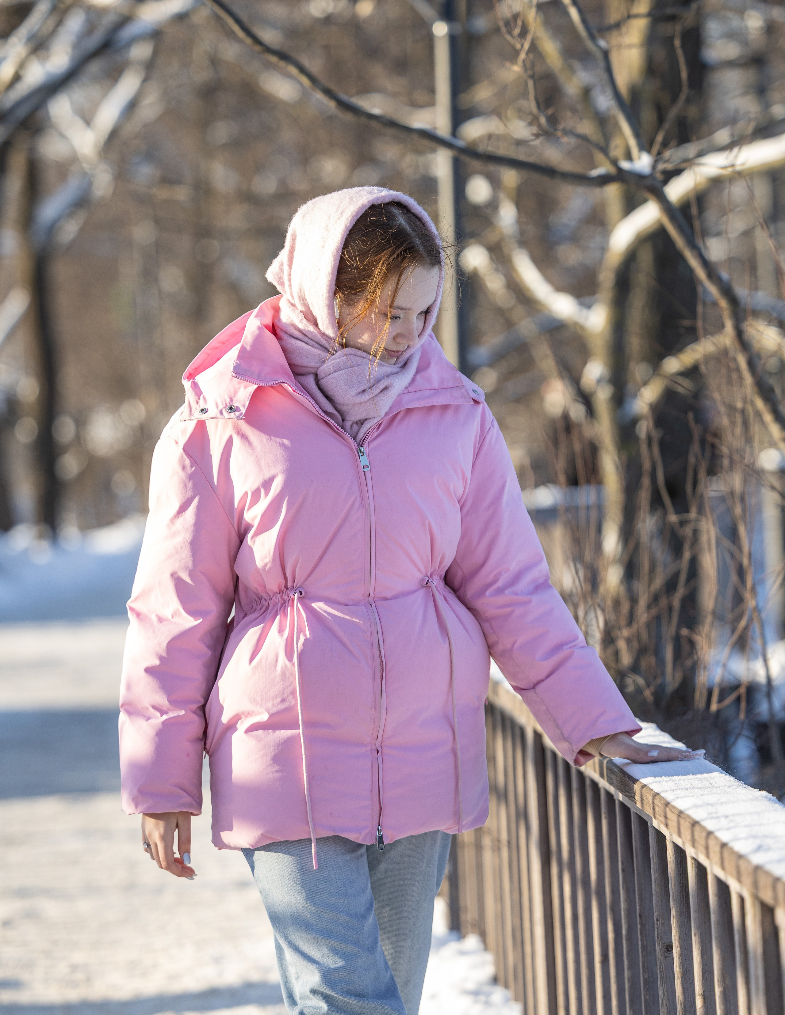 Олеся. Зимний фотосет. Фотограф Владимир Охрименко
