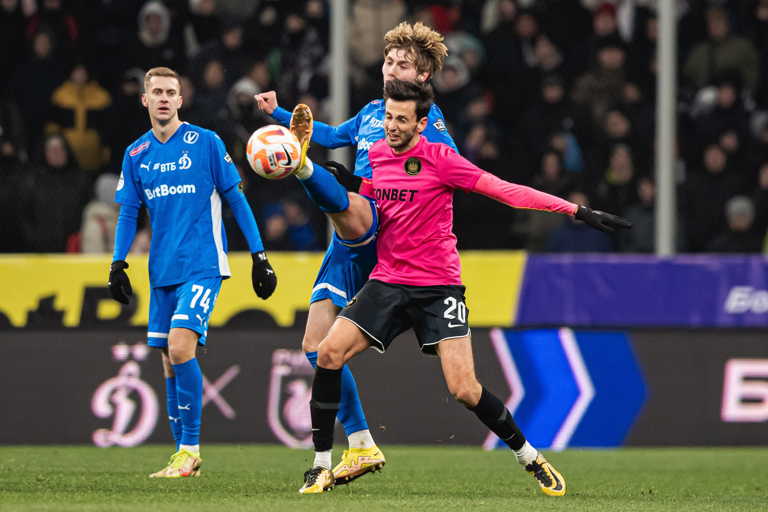 “Winline killer media football”, Dynamo — 2Drots (2-1), 11/18/2023. Фотограф Кирилл Сафонов