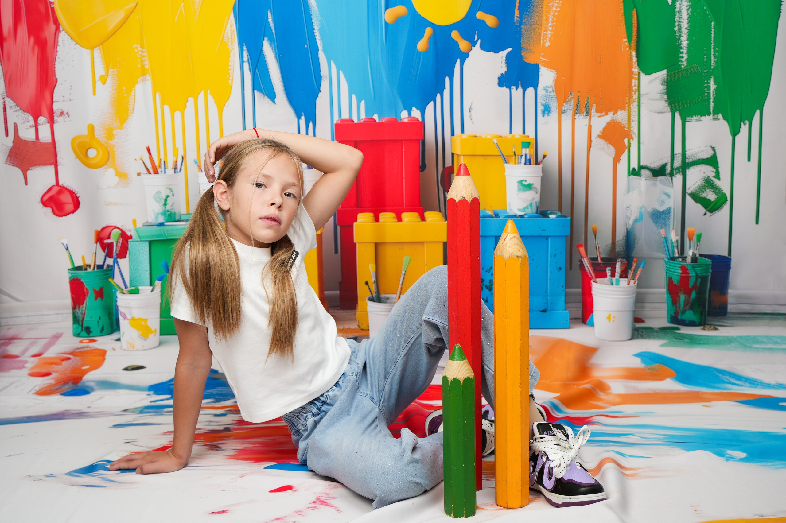 Фон начальные классы. Школьная фотография Поповы