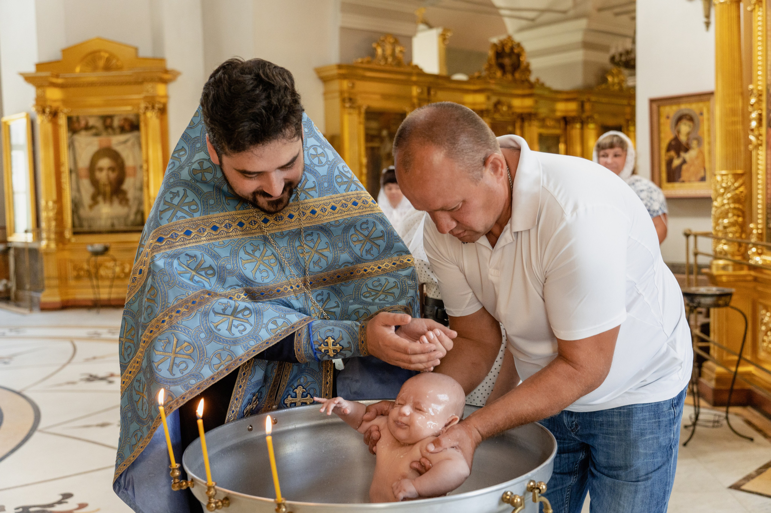 Крещение Егора в храме Петра и Павла. Фотограф на Крещение Тула и Венчание в Туле, детский и семейный фотограф