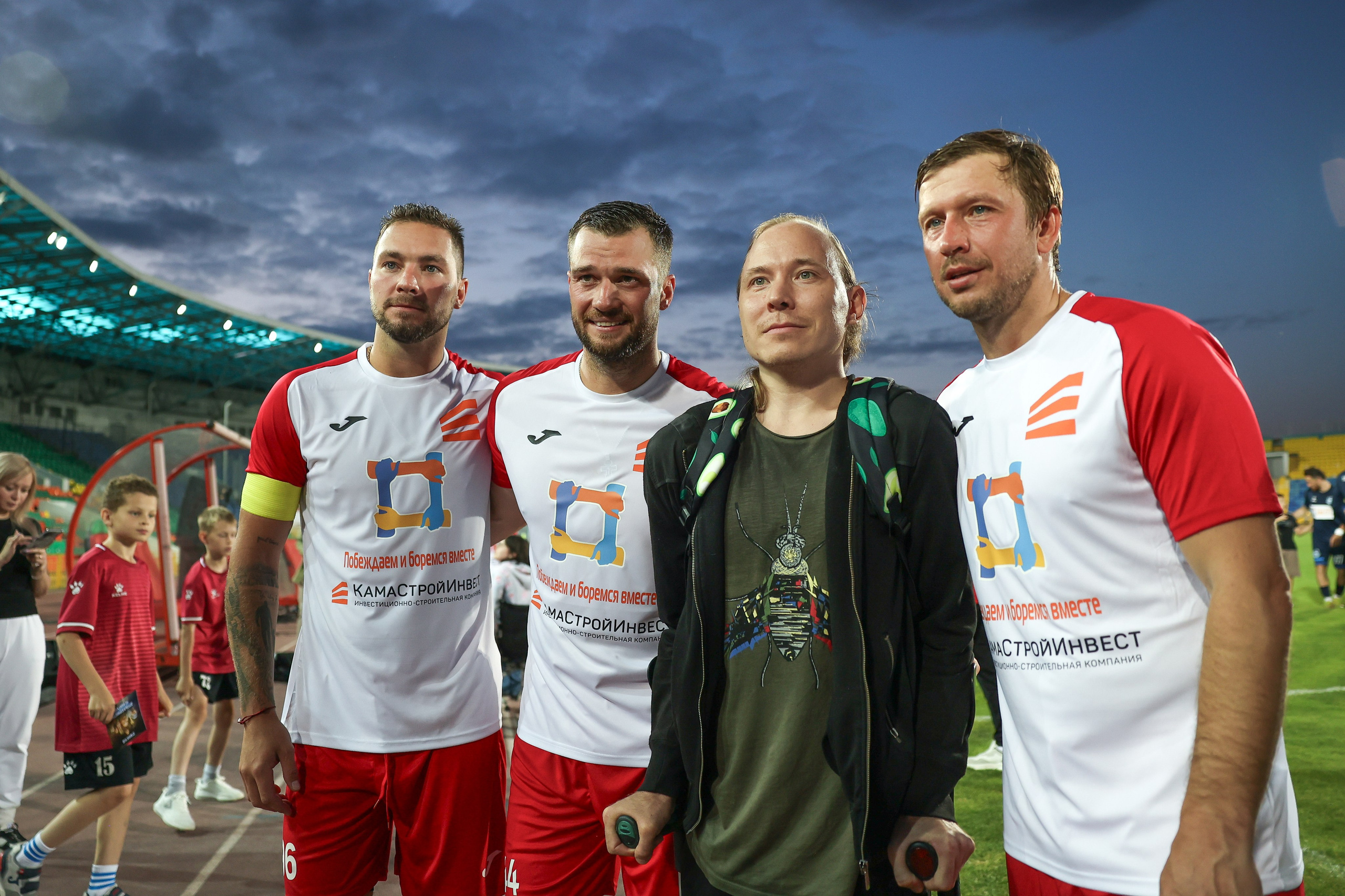 Благотворительный футбольный матч Друзья Бурмистрова vs ФК Fight Nights. Спортивный репортажный фотограф Казань Нафис Сиразетдинов