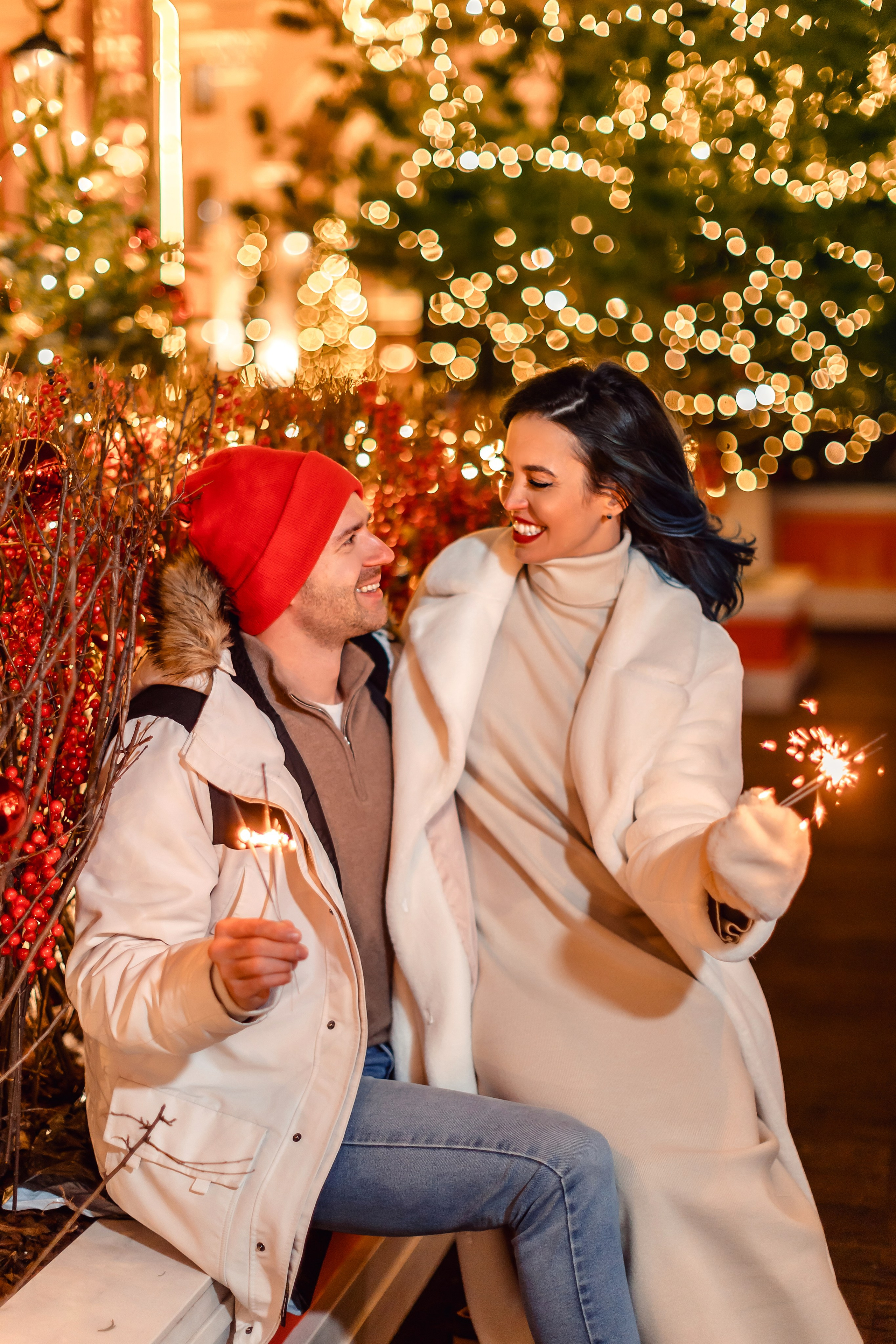 Новогодняя фотосессия в городе, lovestory. Семейный фотограф Надя Мелисова, фотограф беременности, Москва