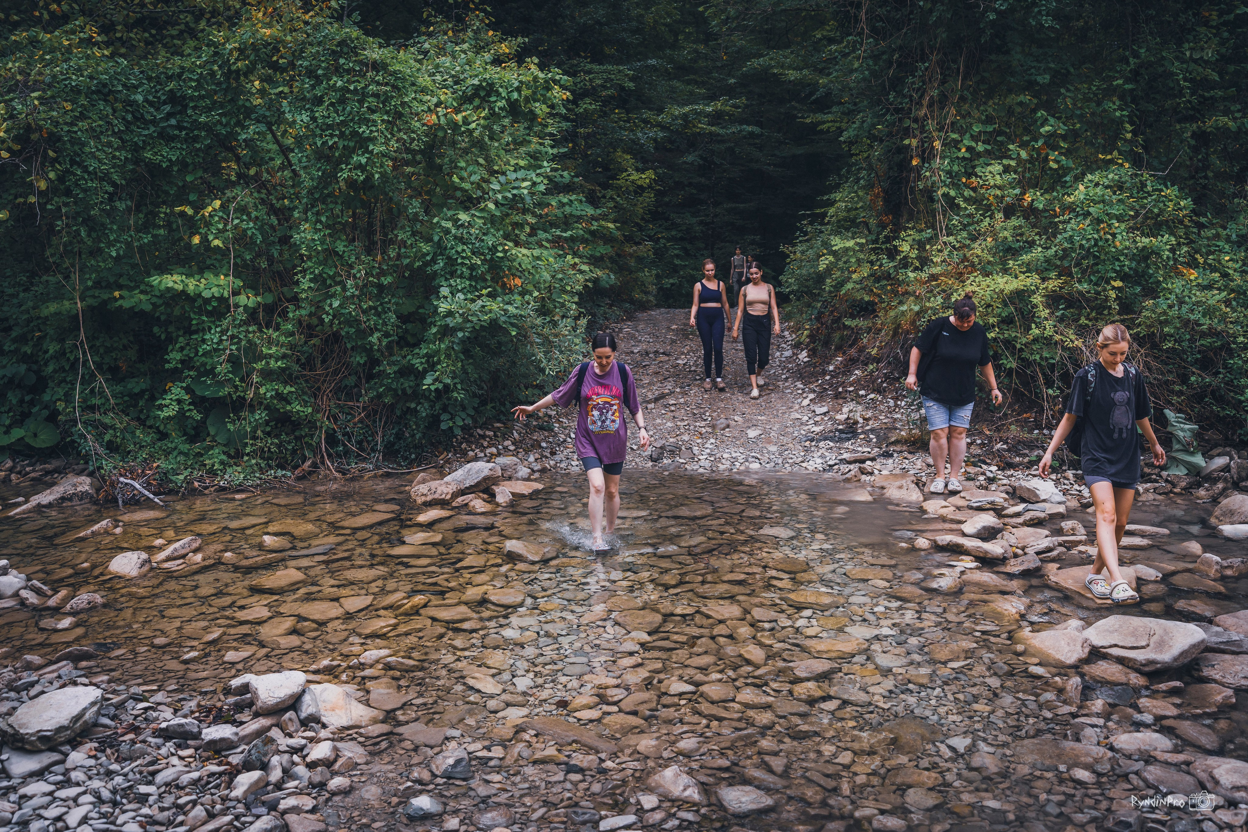 Поход на водопады Куаго с командой Мадьяр 23.07.24. Репортажный фотограф в Краснодаре Рындин Дмитрий