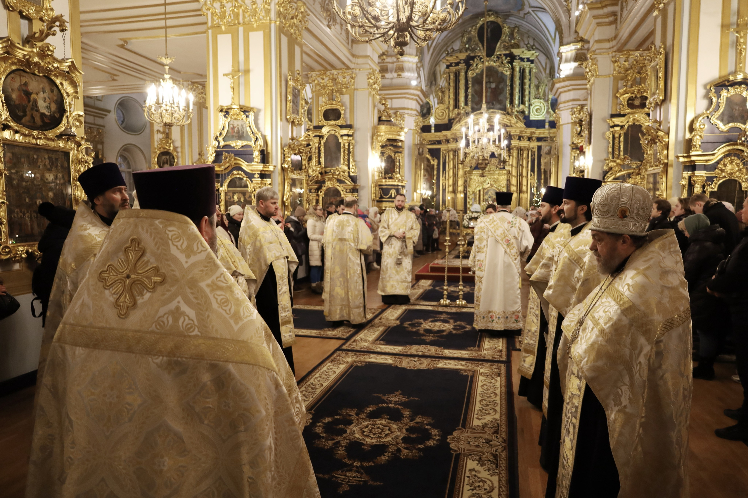 НАВЕЧЕРИЕ РОЖДЕСТВА ХРИСТОВА (РОЖДЕСТВЕНСКИЙ СОЧЕЛЬНИК). НИКОЛО-БОГОЯВЛЕНСКИЙ МОРСКОЙ СОБОР