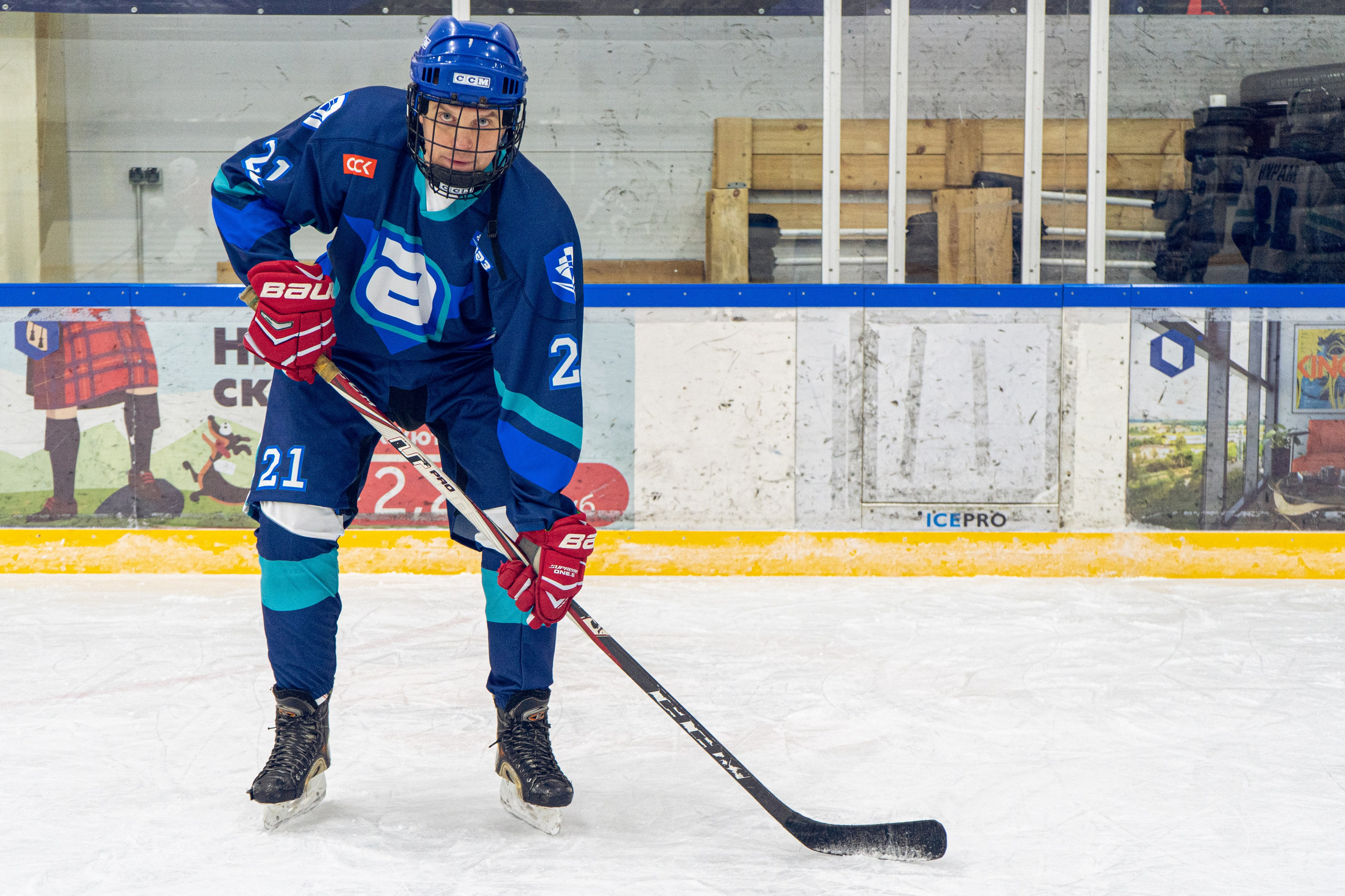 Тренировка по хоккею «ЦМКБ «Алмаз»