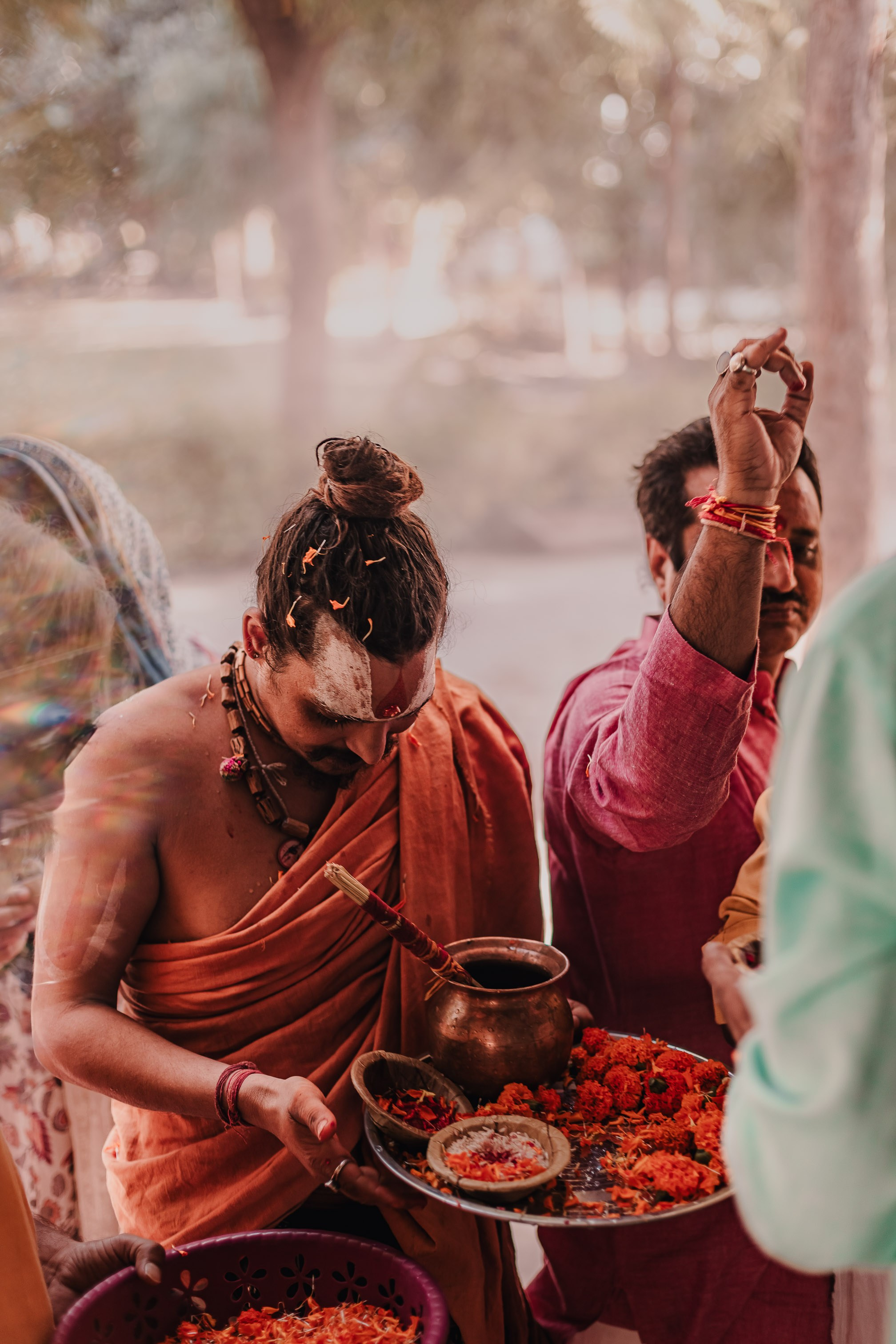 Lakshmi pooja in India. Mariam Bagdasaryan