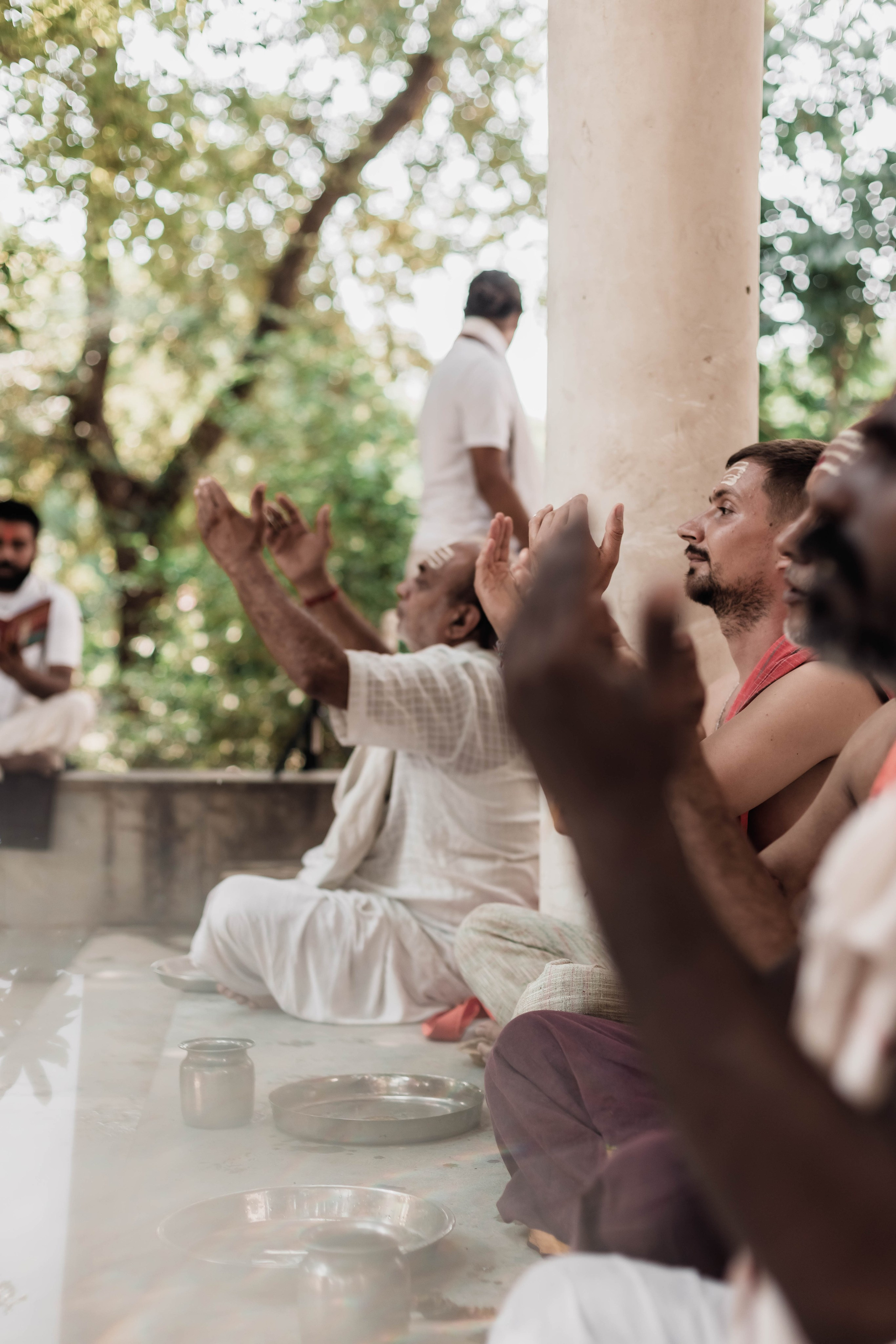 Pitri Paksha yagyas & poojas Devraha Baba ji ashram. Mariam Bagdasaryan