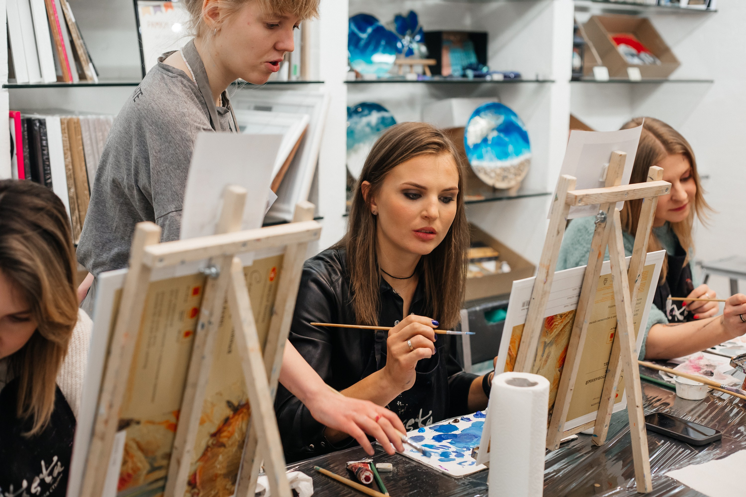 Artista. Мастер-класс по живописи. Семейный фотограф в Санкт-Петербурге Ева Маркова