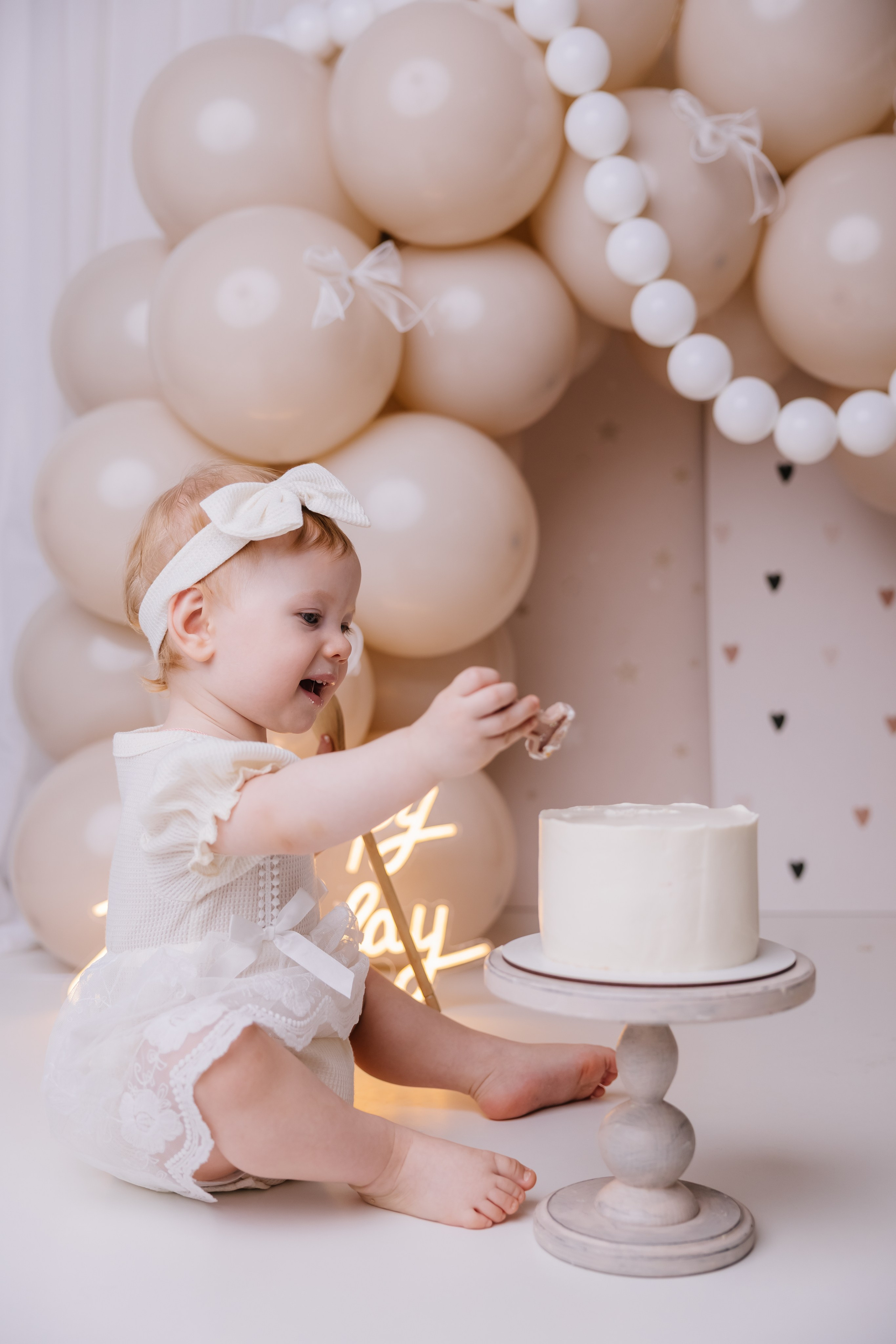 Первый тортик. Семейный фотограф Обнинск