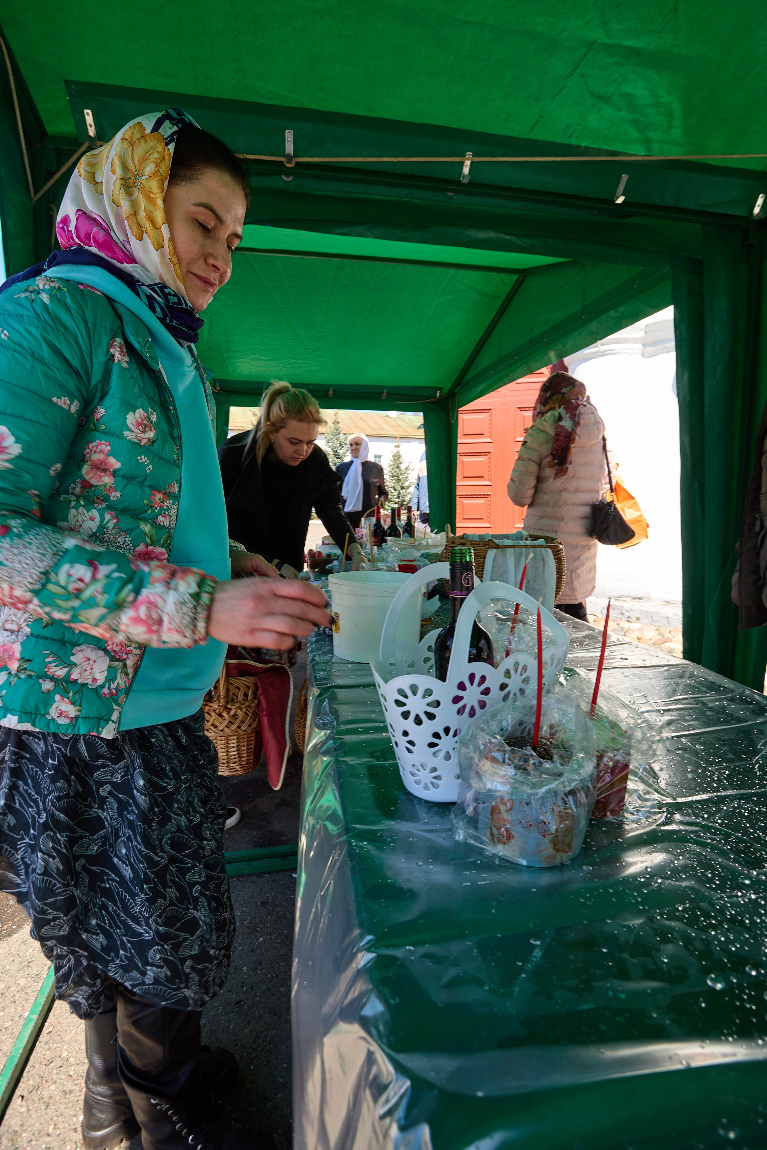 Освящение куличей. Фотограф Илья Прохоров в Кирове