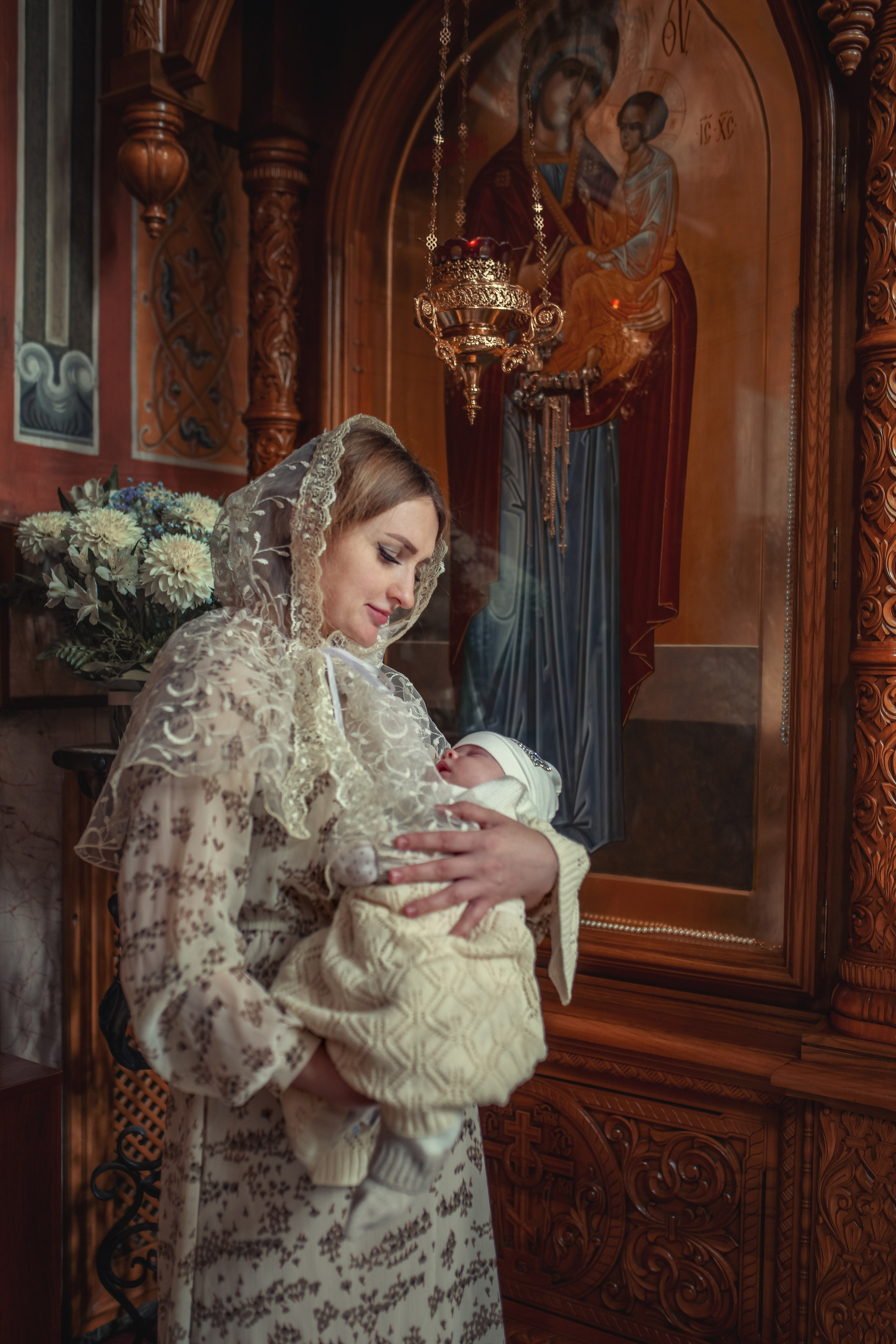 Таинство Крещения Александра. Фотограф Таинств Крещения и Венчания в г. Курске