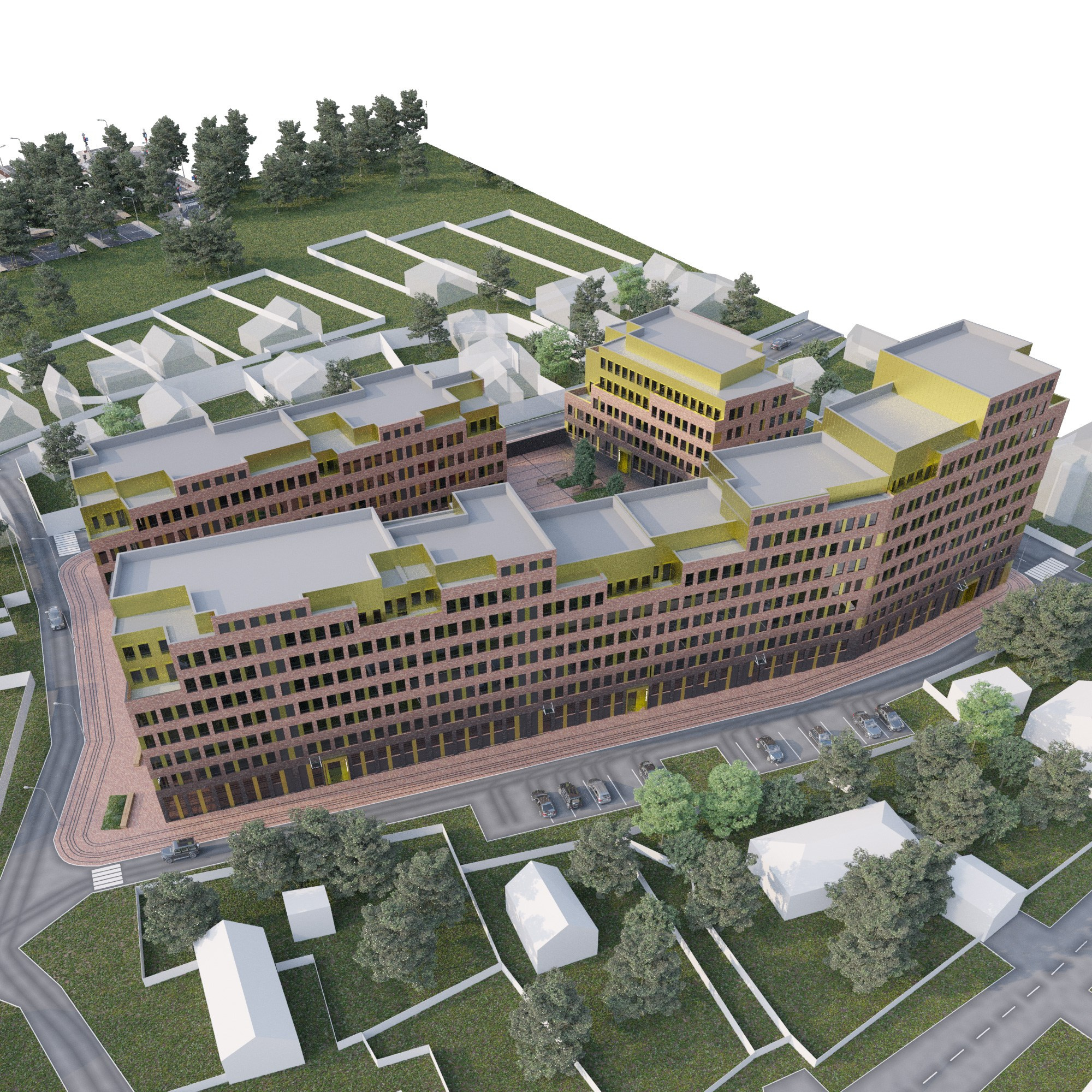 Многоквартирные дома / Dachnaya_GK Вариант 2. SAAS Селиванов Алексей Архитектурная Студия