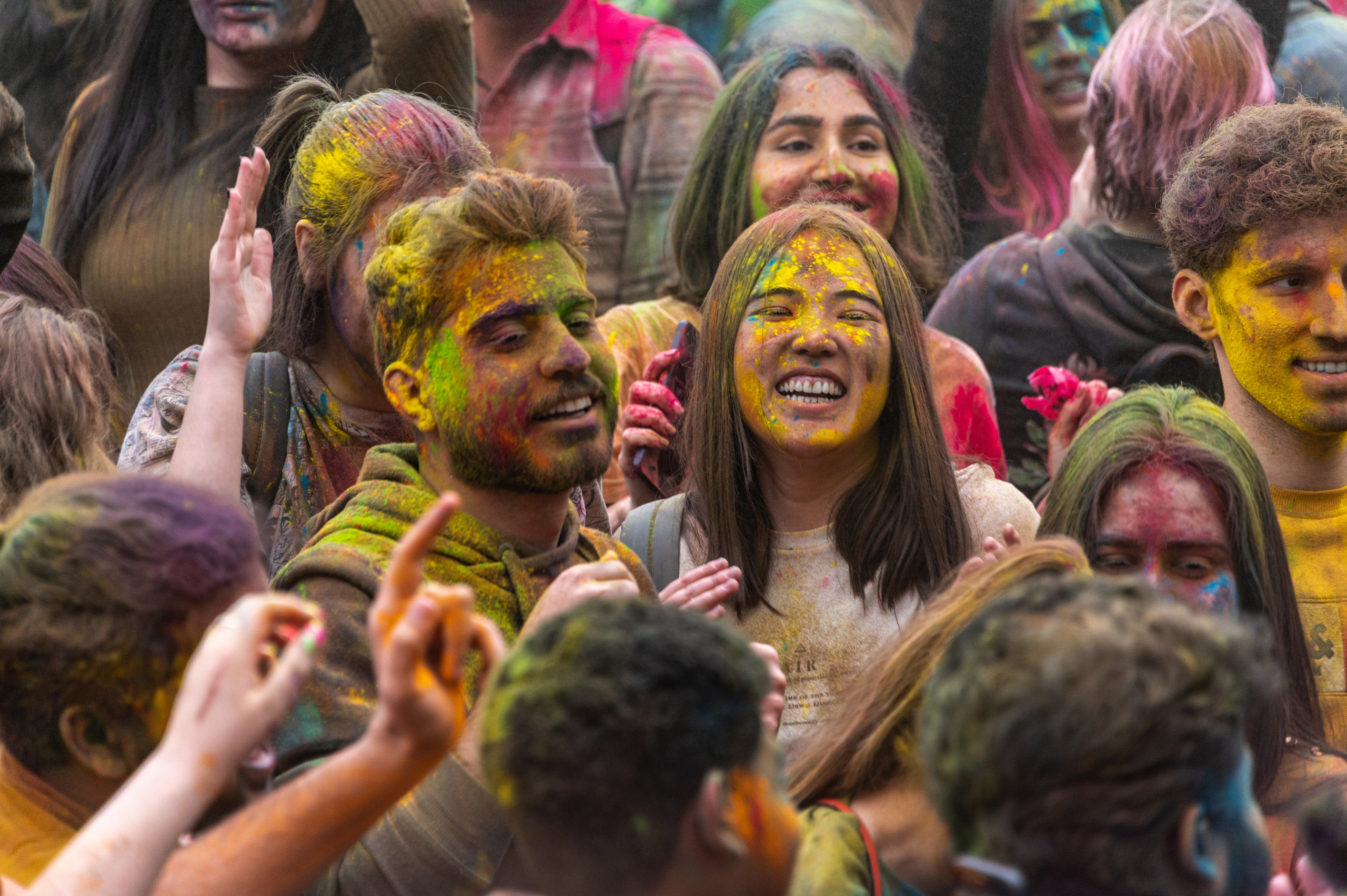 Праздник Холи в Москве. Фотограф Роман Адлер