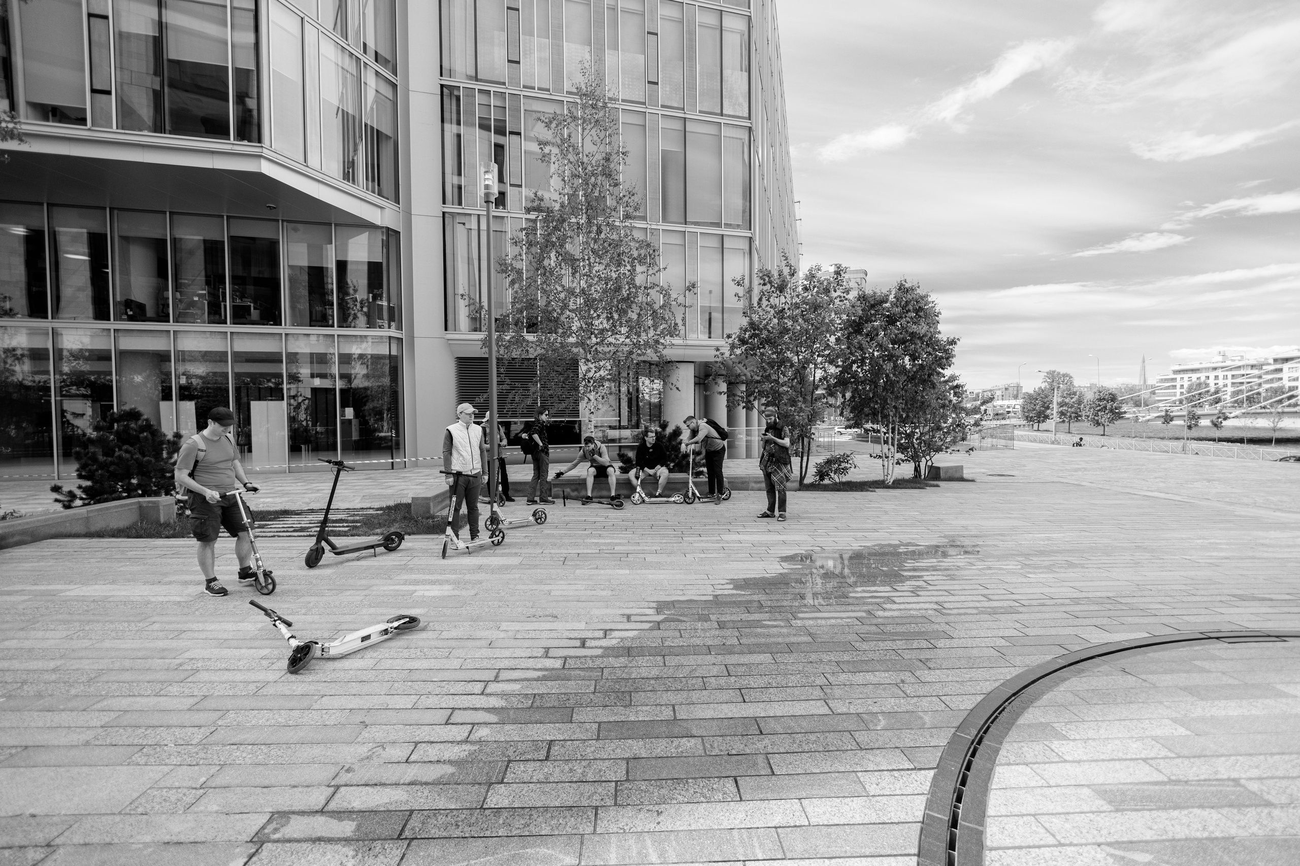 Покатушка с Let's Kick Санкт-Петербург. Городские самокаты. Фотограф Балаев Михаил