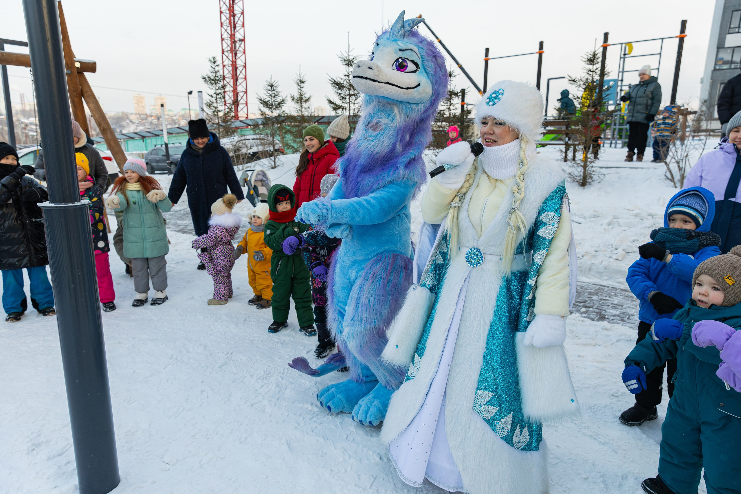 Уличный праздник ЖК «Геометрия». Фотограф Александр Поздняков  Новосибирск
