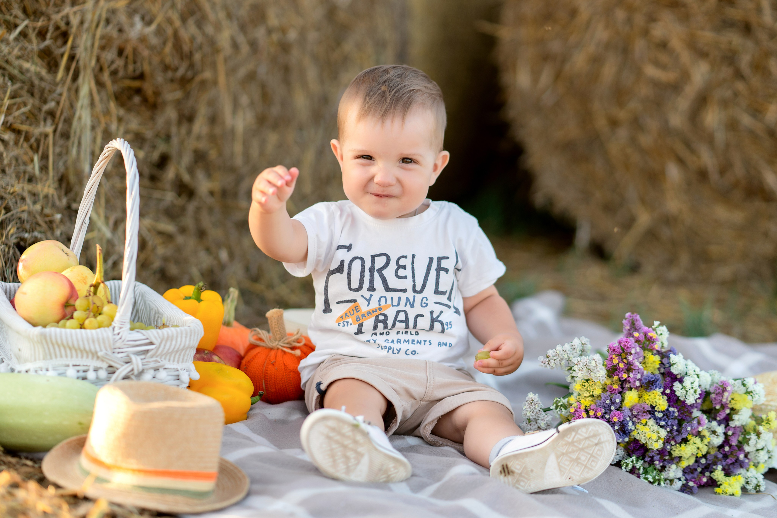 Пикник в поле. Семейный и свадебный фотограф Минск, Беларусь Анна Орловская