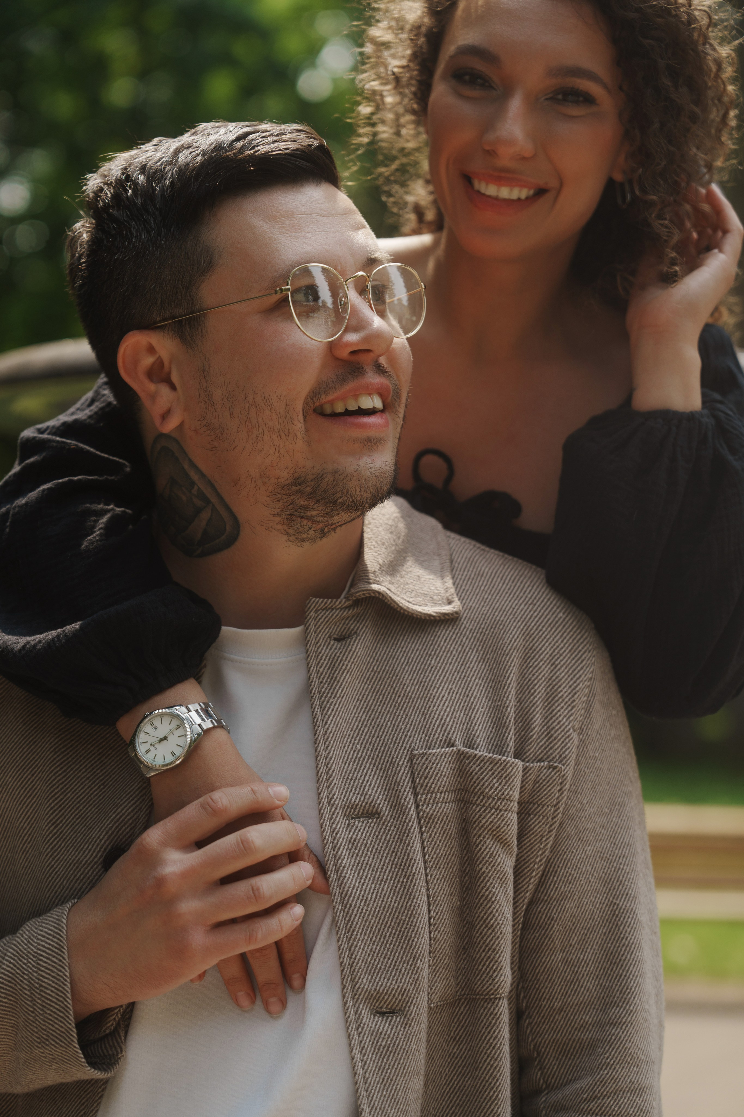 Love Story Олега и Майи в Московском парке. Саша Потапкин Фотограф. Сочи, Екатеринбург, Москва