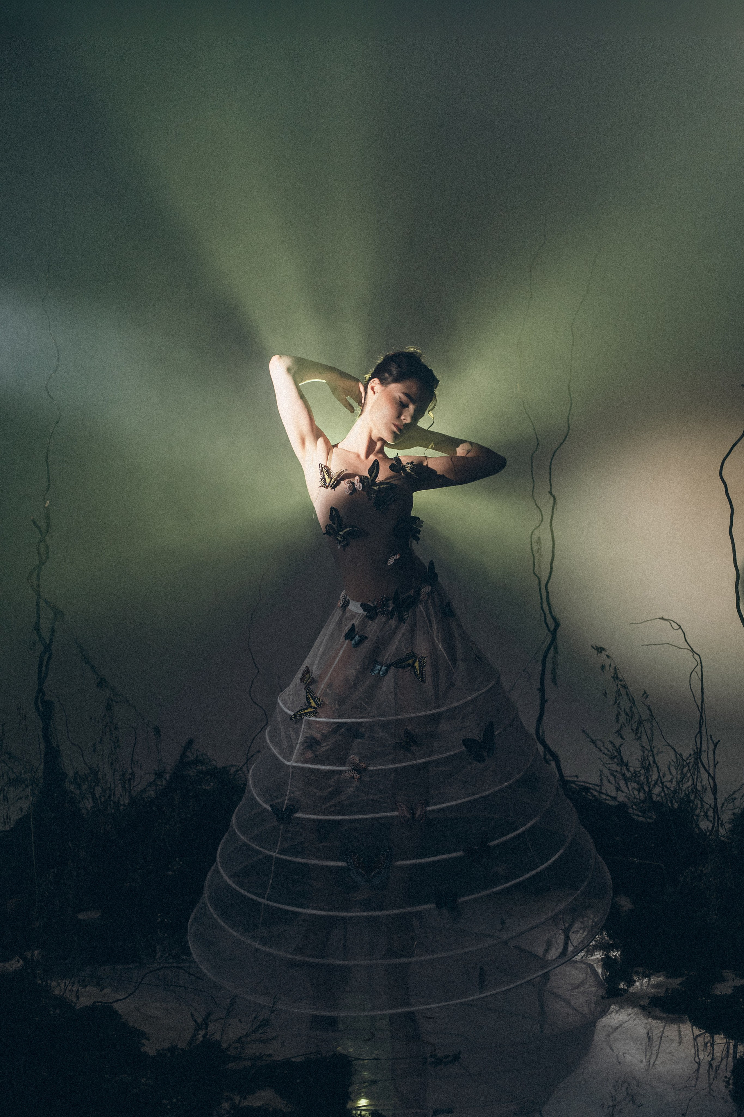 Мария с бабочками. Фотограф в Москве Ангелина Ким